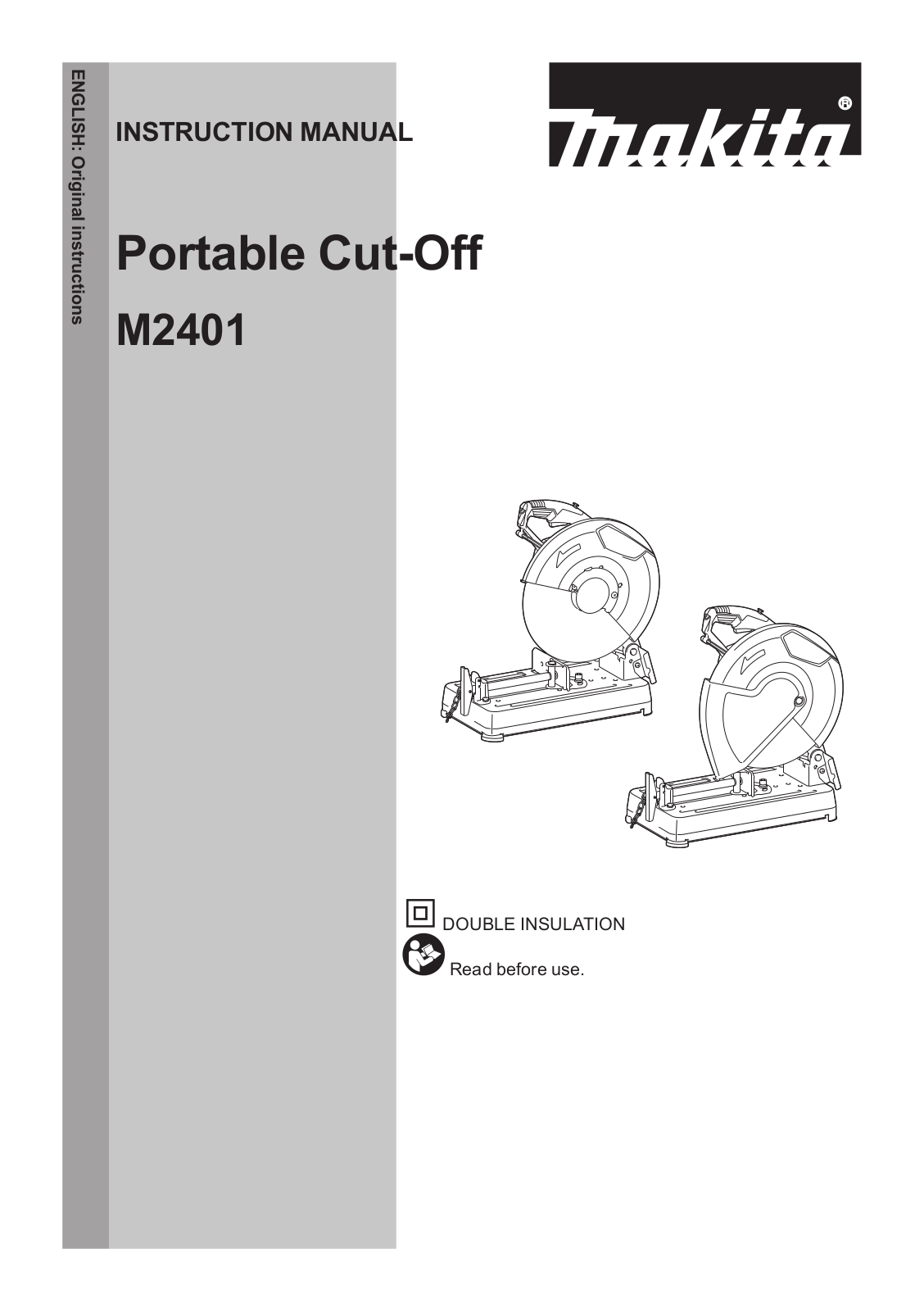 Makita M2401 User Manual