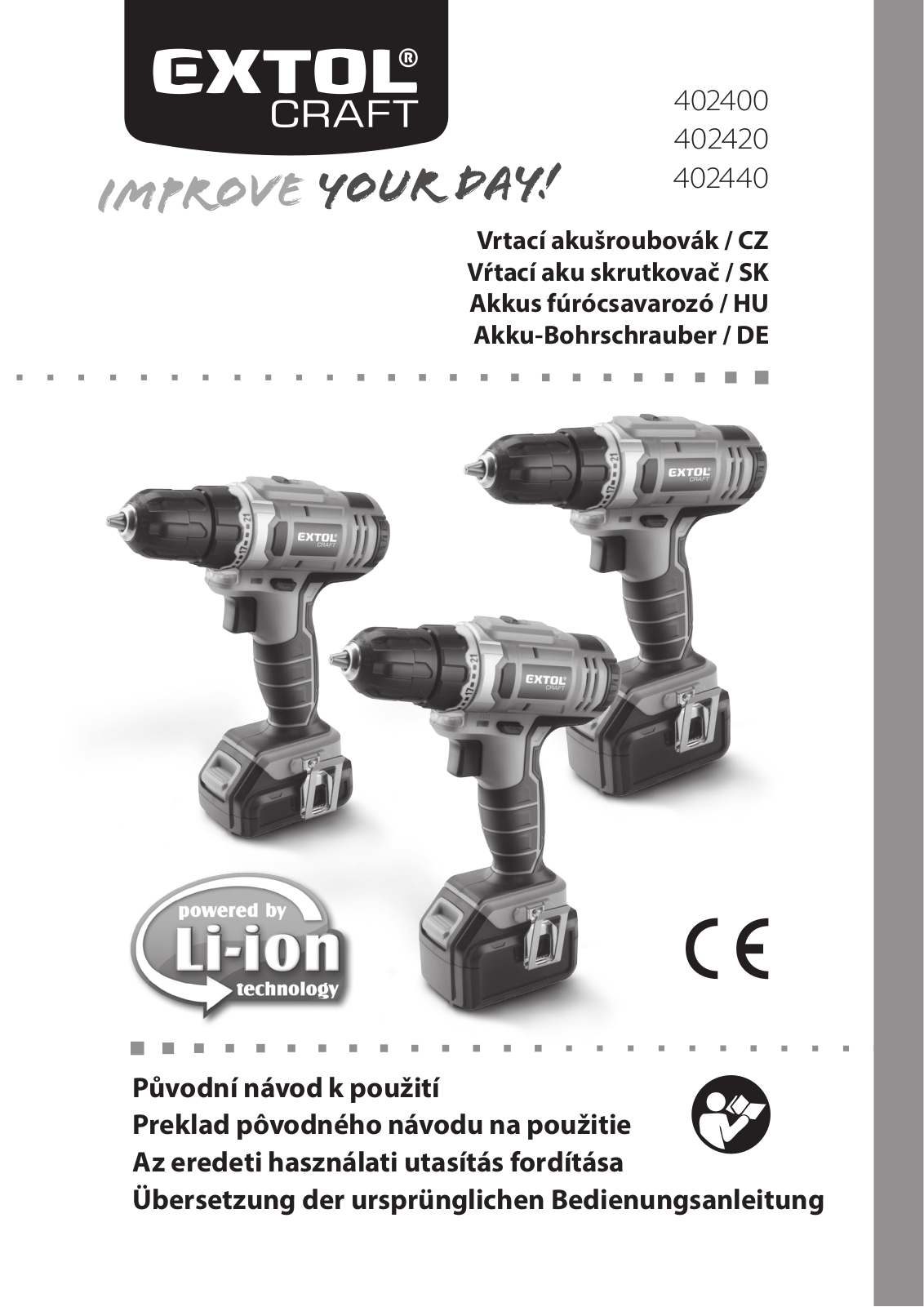 Extol Craft 402400T User guide - ManualMachine.com