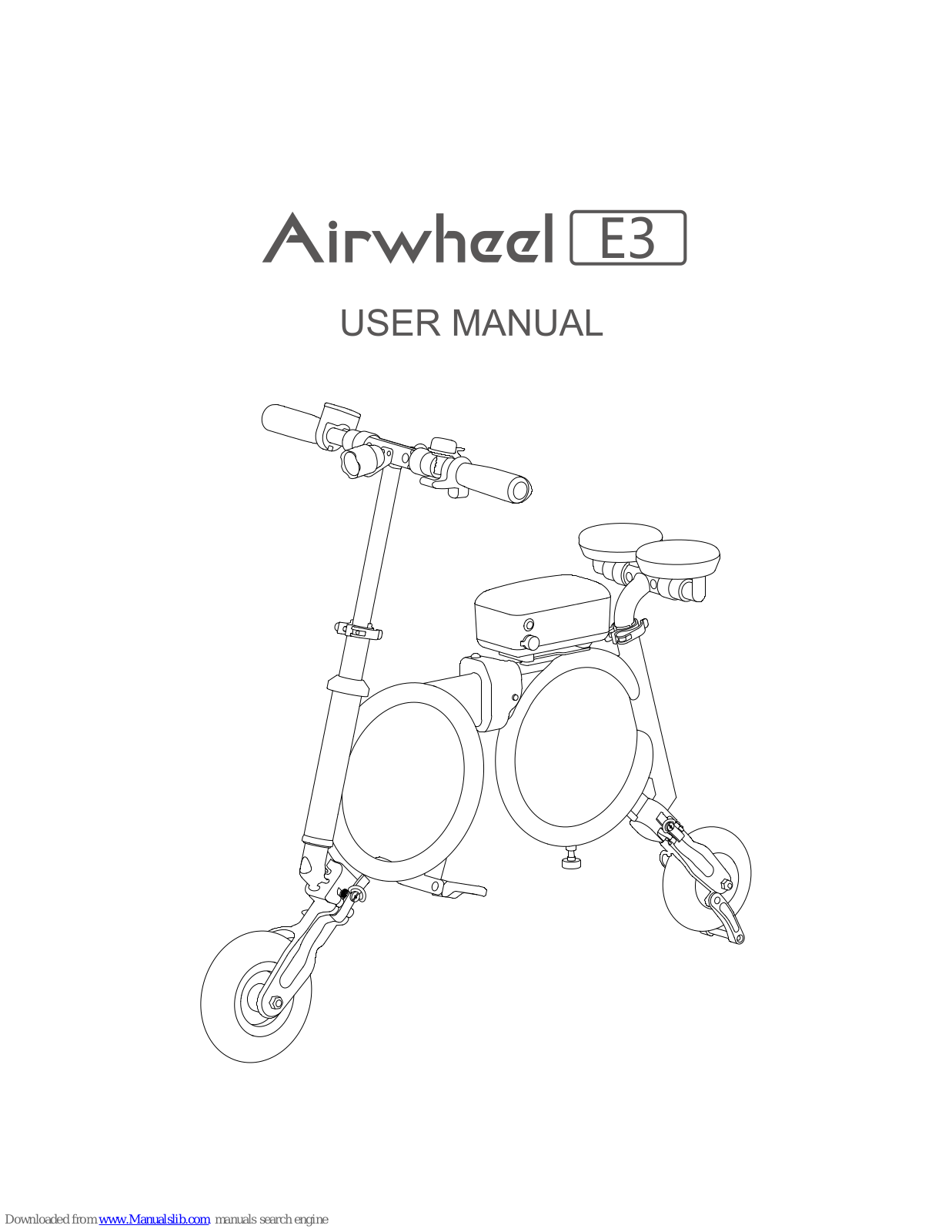 Airwheel E3 User Manual