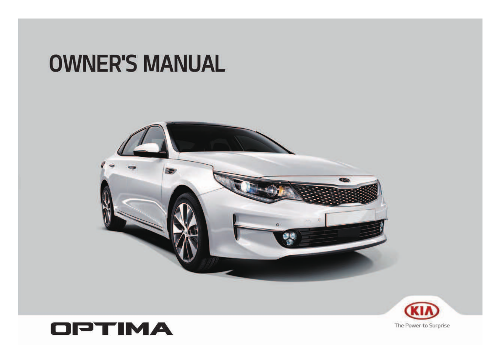 Kia Optima 2018 Owner's Manual