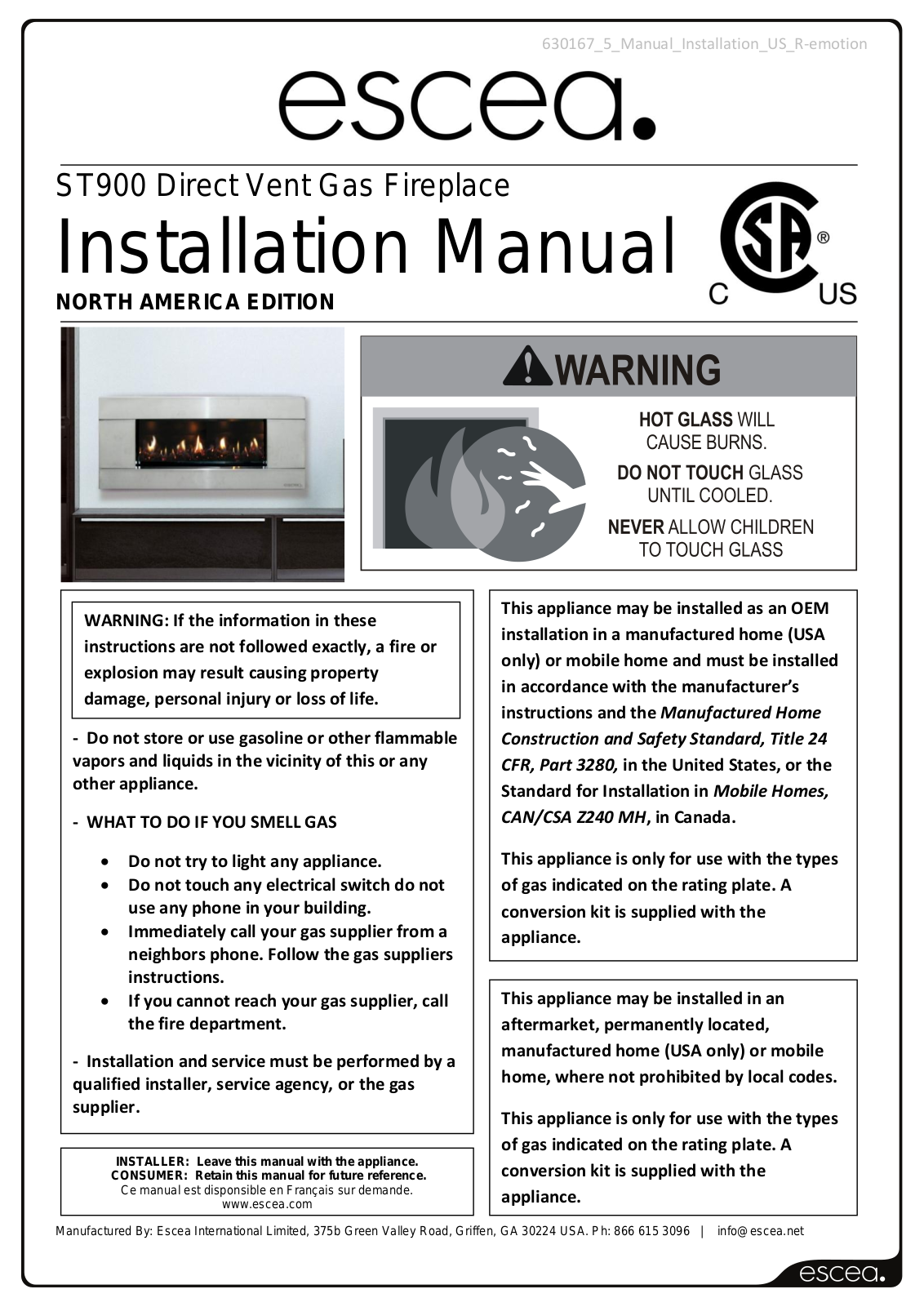 Escea ST900 User Manual - ManualMachine.com