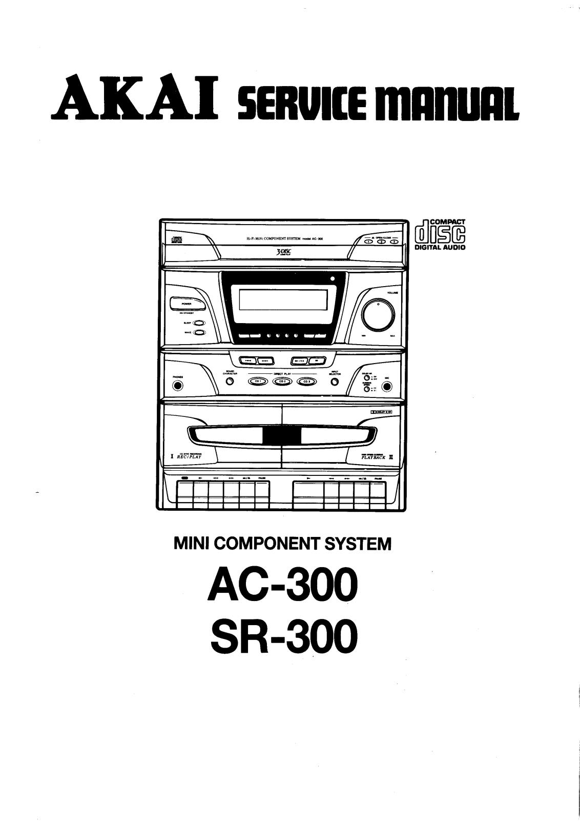 Akai AC-300 Service Manual