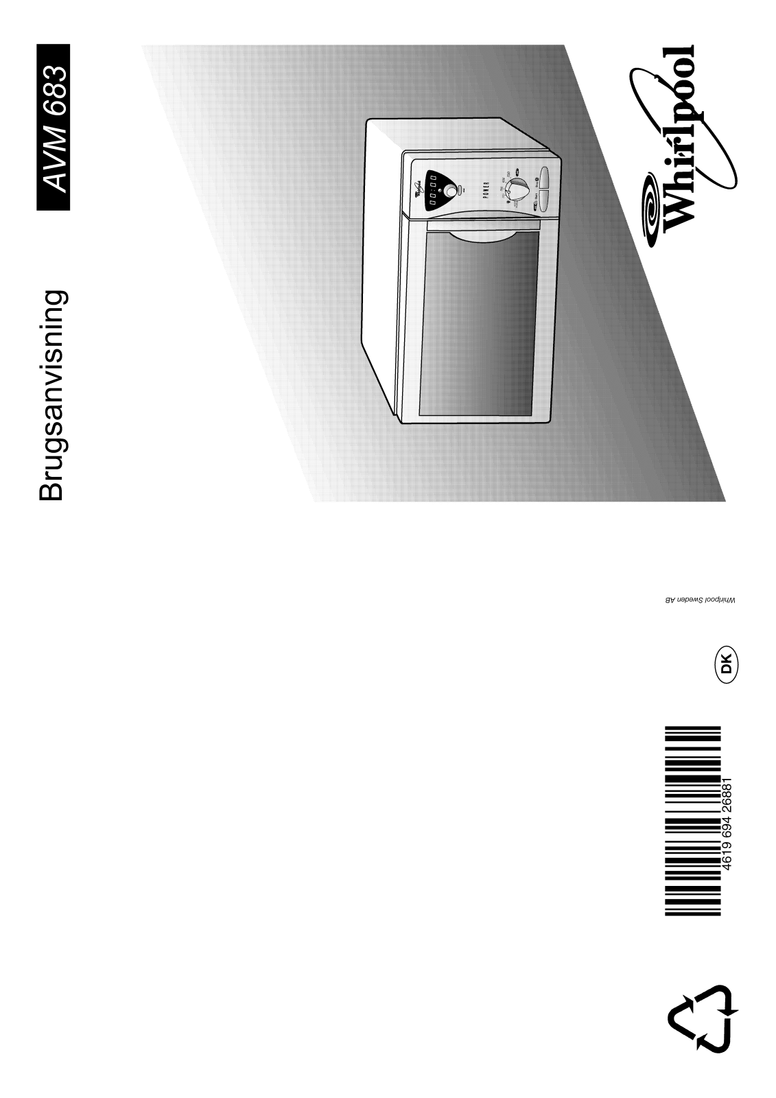 Whirlpool AVM 683/IX INSTRUCTION FOR USE