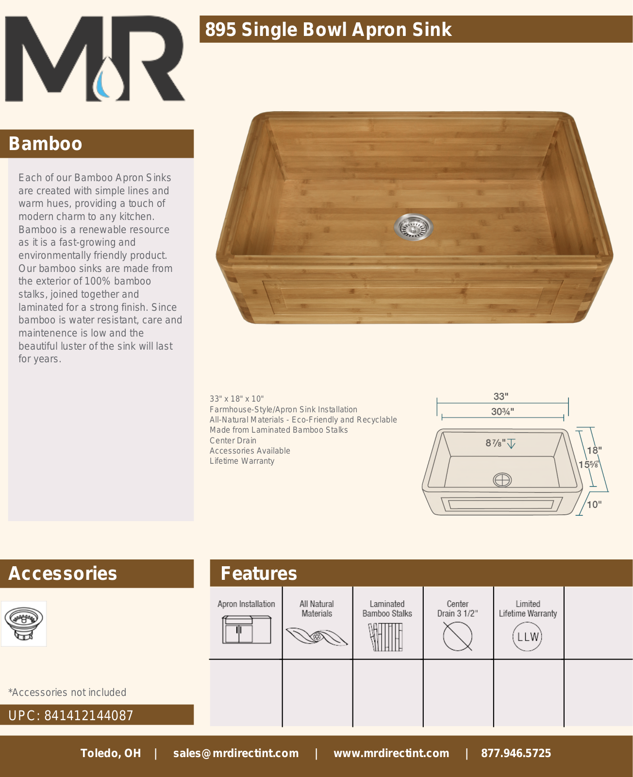 MR Direct MRDR2036 Dimensions - ManualMachine.com