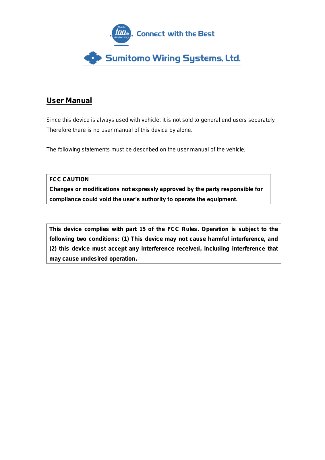 Sumitomo Wiring Systems K68PB, K52RA User Manual