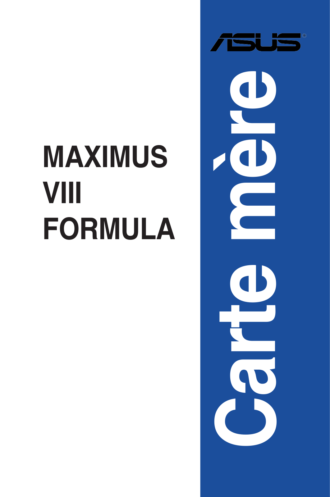 Asus MAXIMUS VIII FORMULA User’s Manual