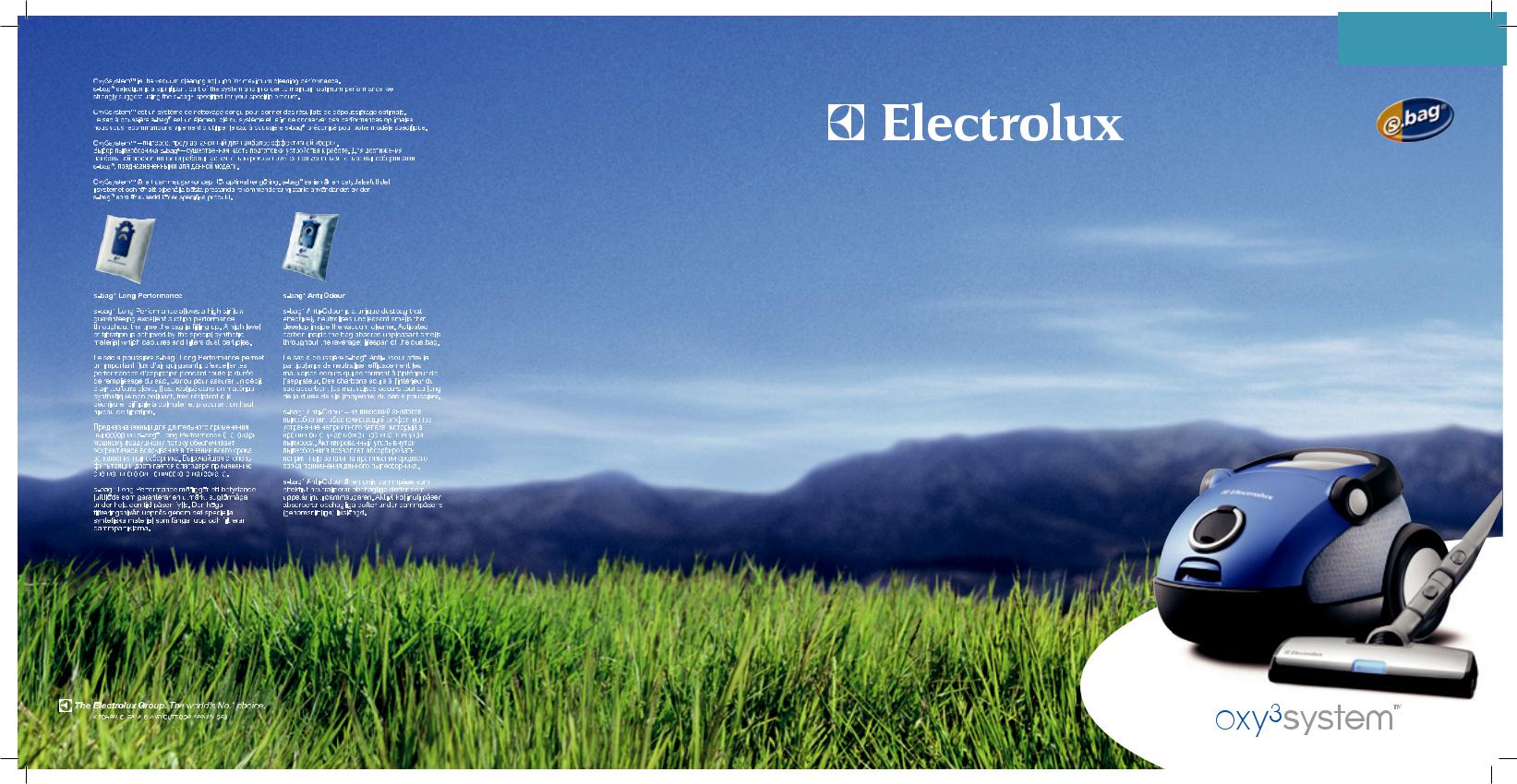 Electrolux Oxy3 system Brochure