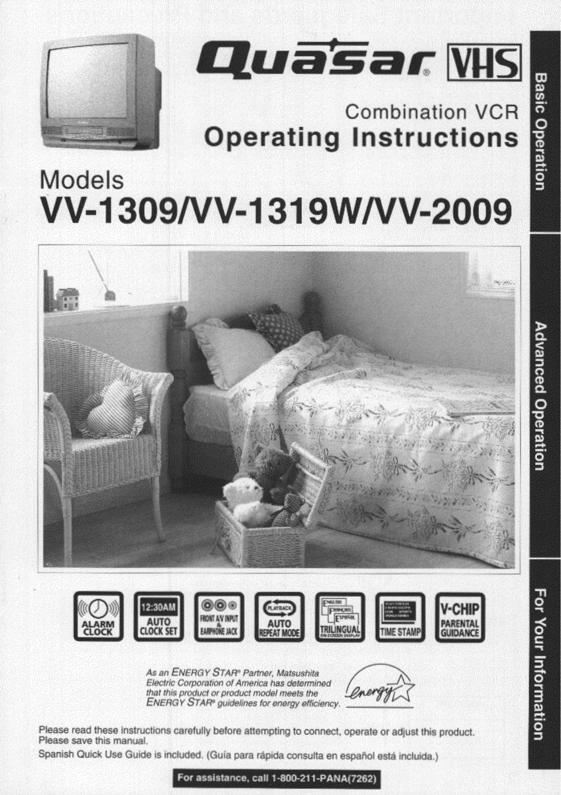 Panasonic VV1319W User Manual