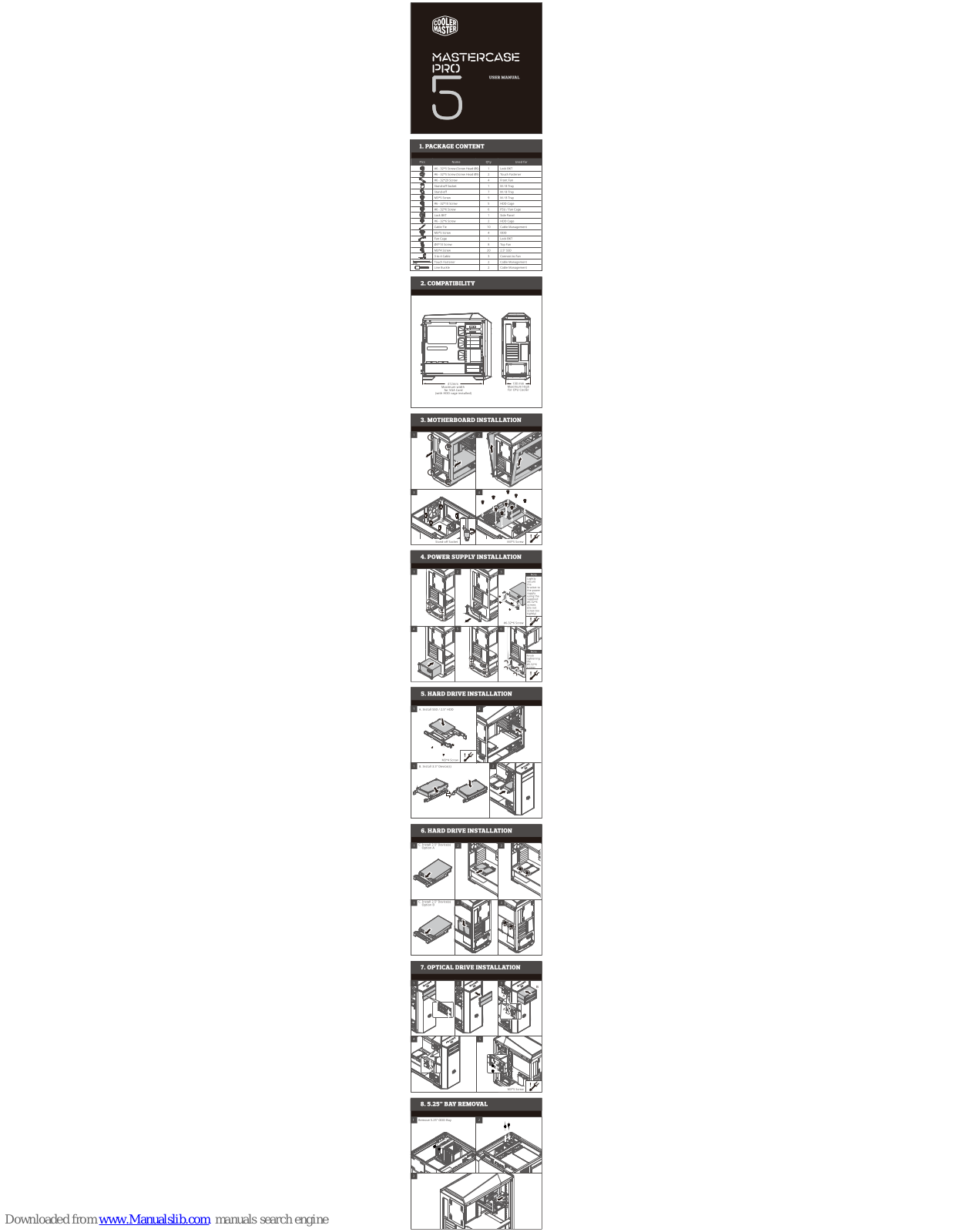 Cooler Master MasterCase Pro 5 User Manual