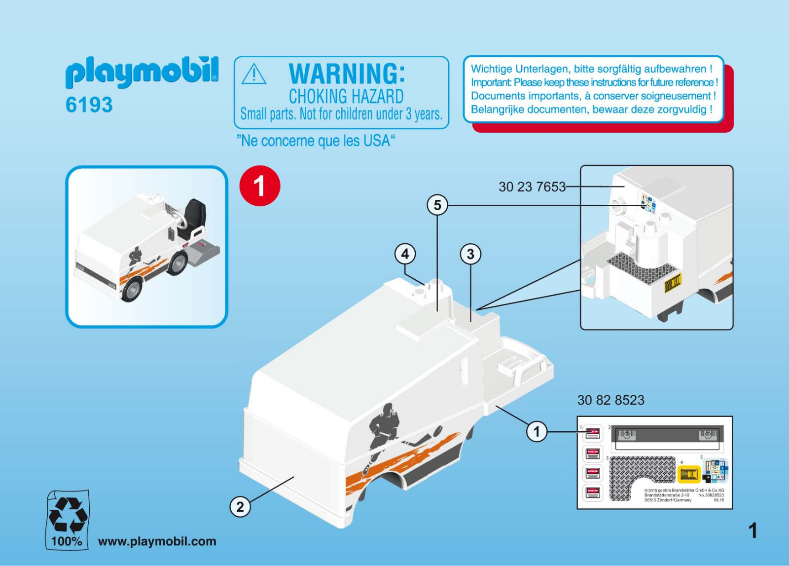 playmobil 6193 Instructions