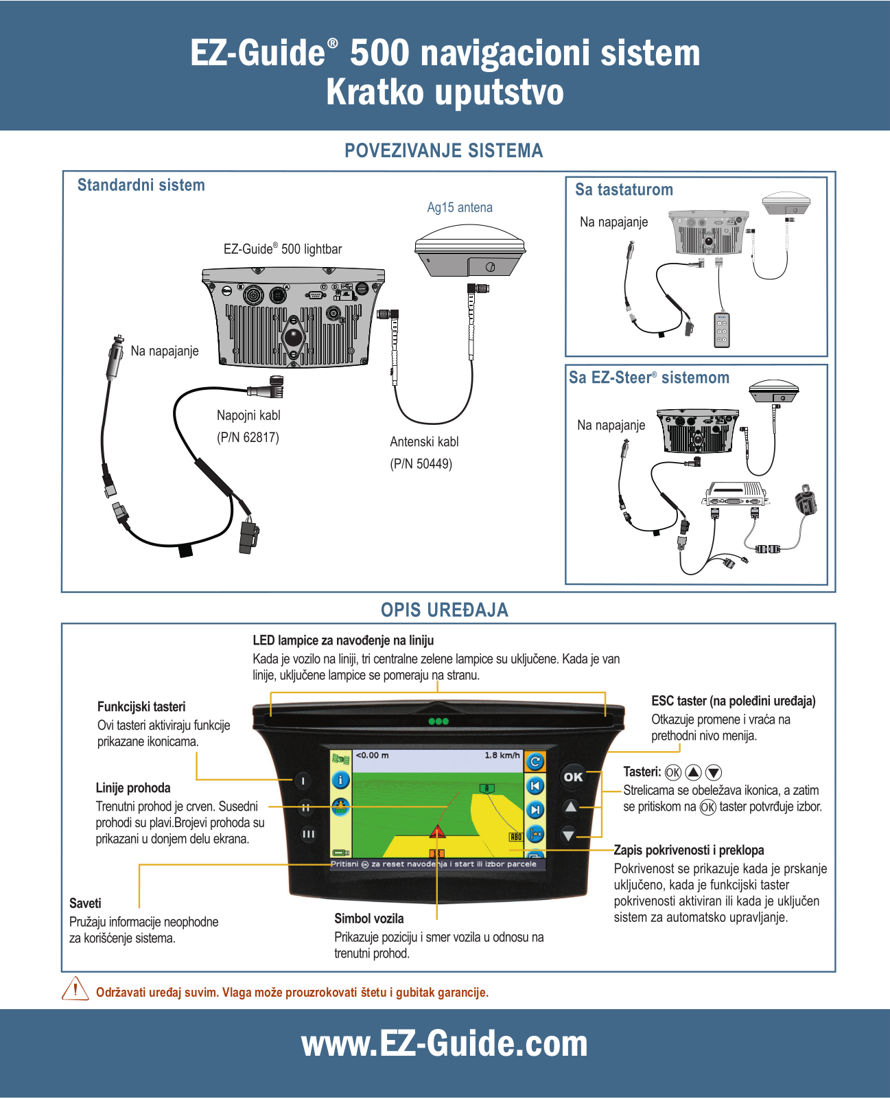 Trimble EZ-GUIDE 500 RELEASE NOTES V5.10