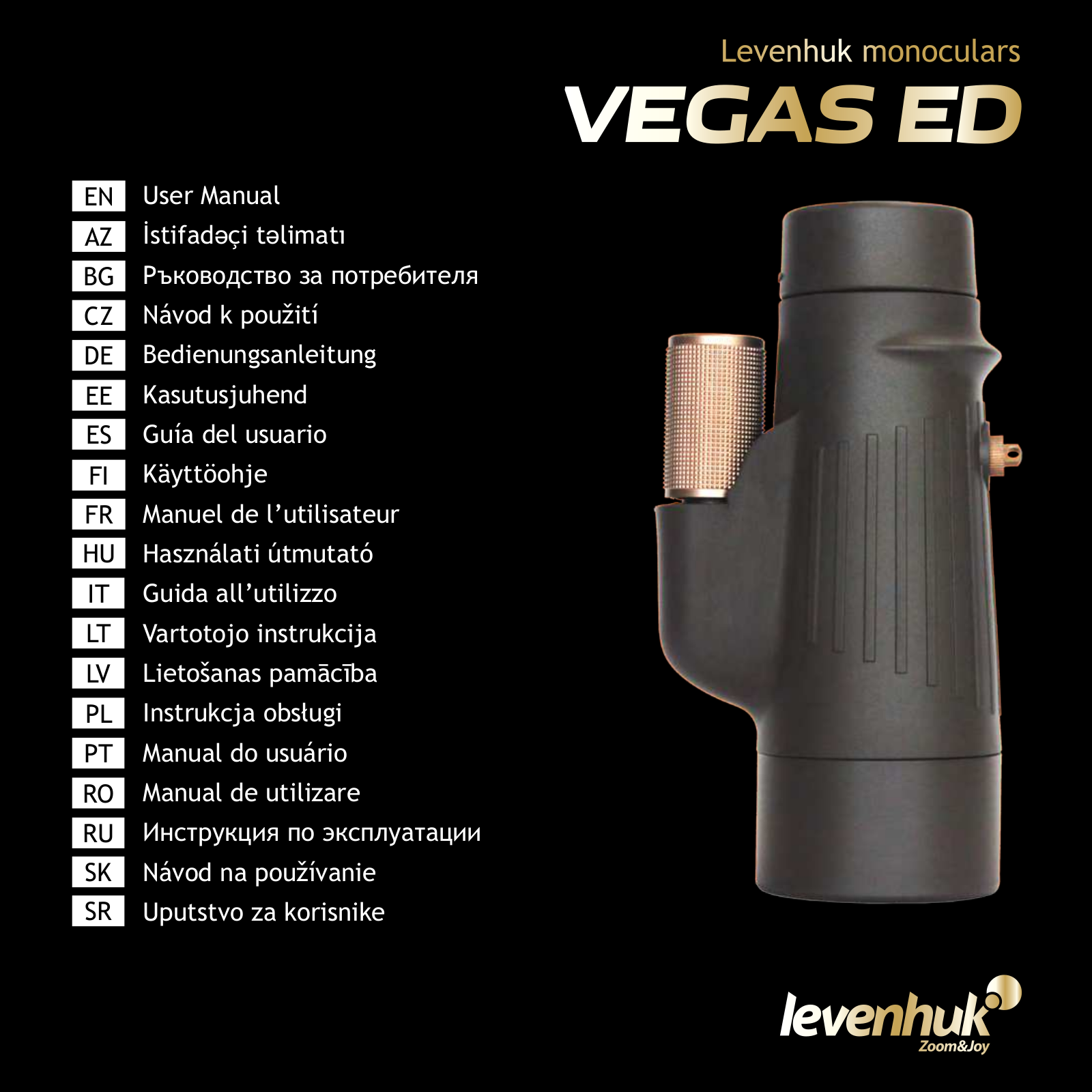 Levenhuk Vegas ED 10x50, Vegas ED 8x42 User Manual