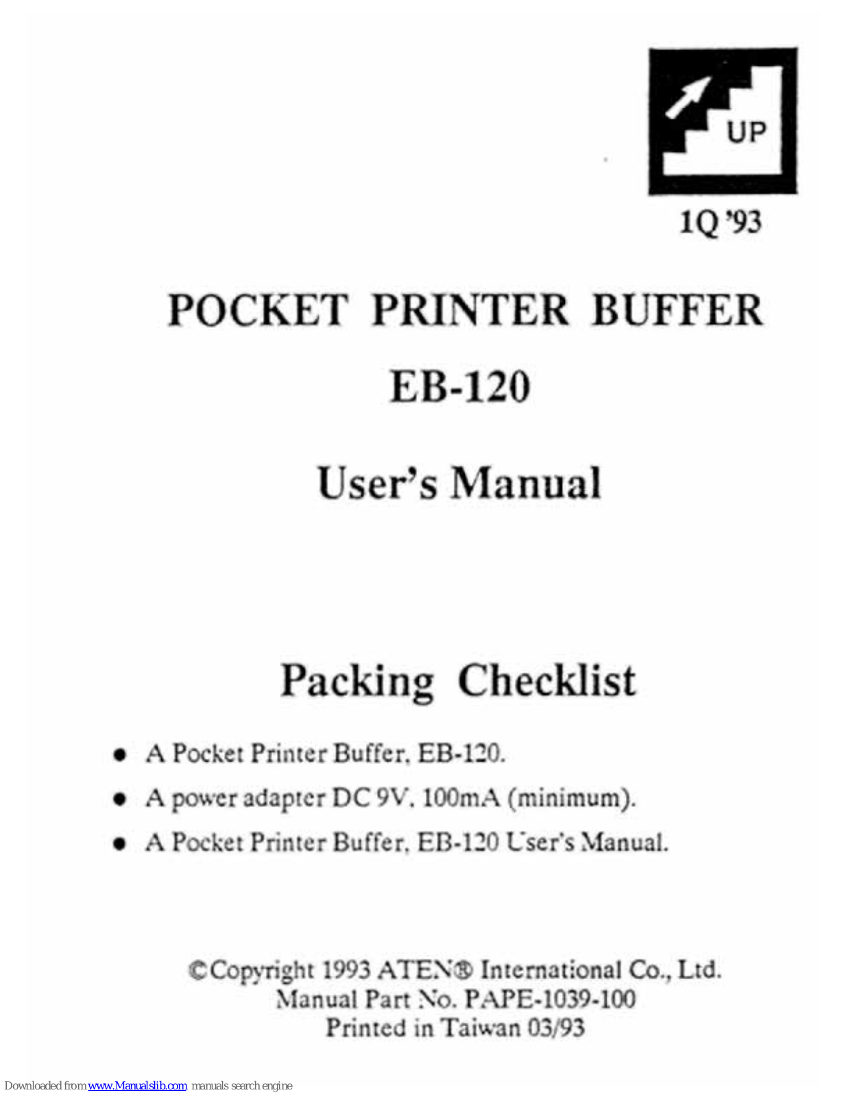 ATEN EB-120 User Manual