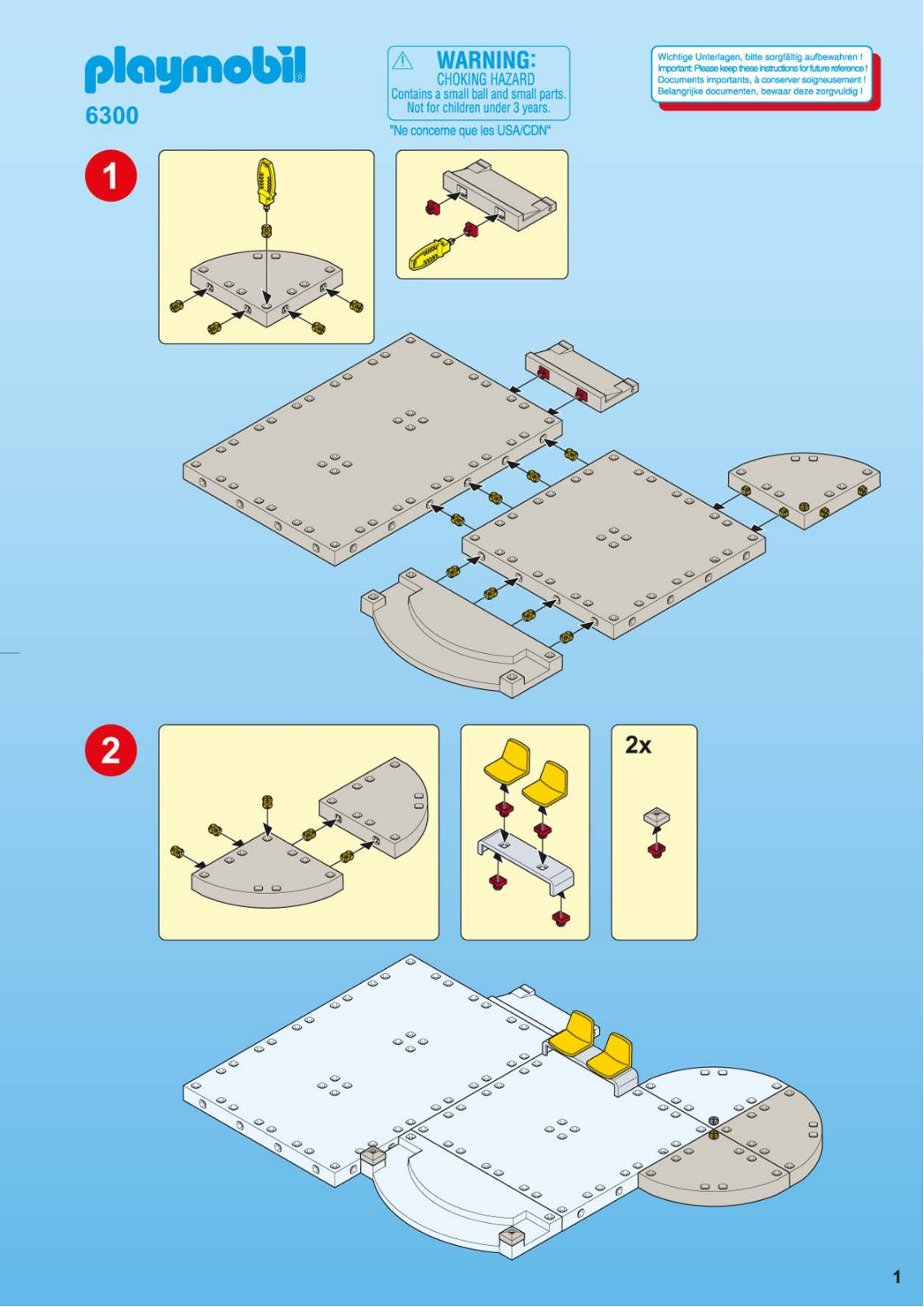 Playmobil 6300 Instructions