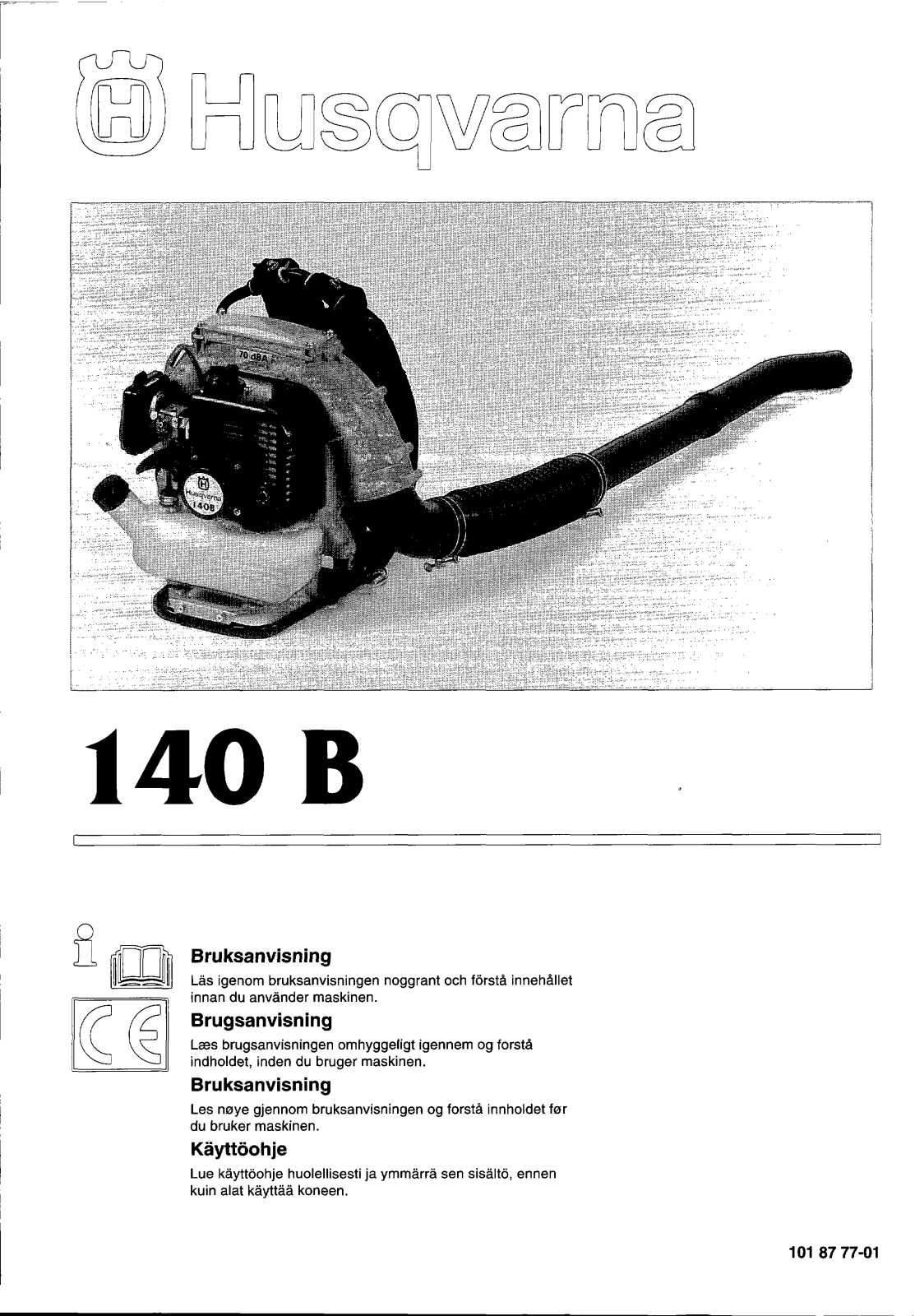 Husqvarna 140 B User Manual