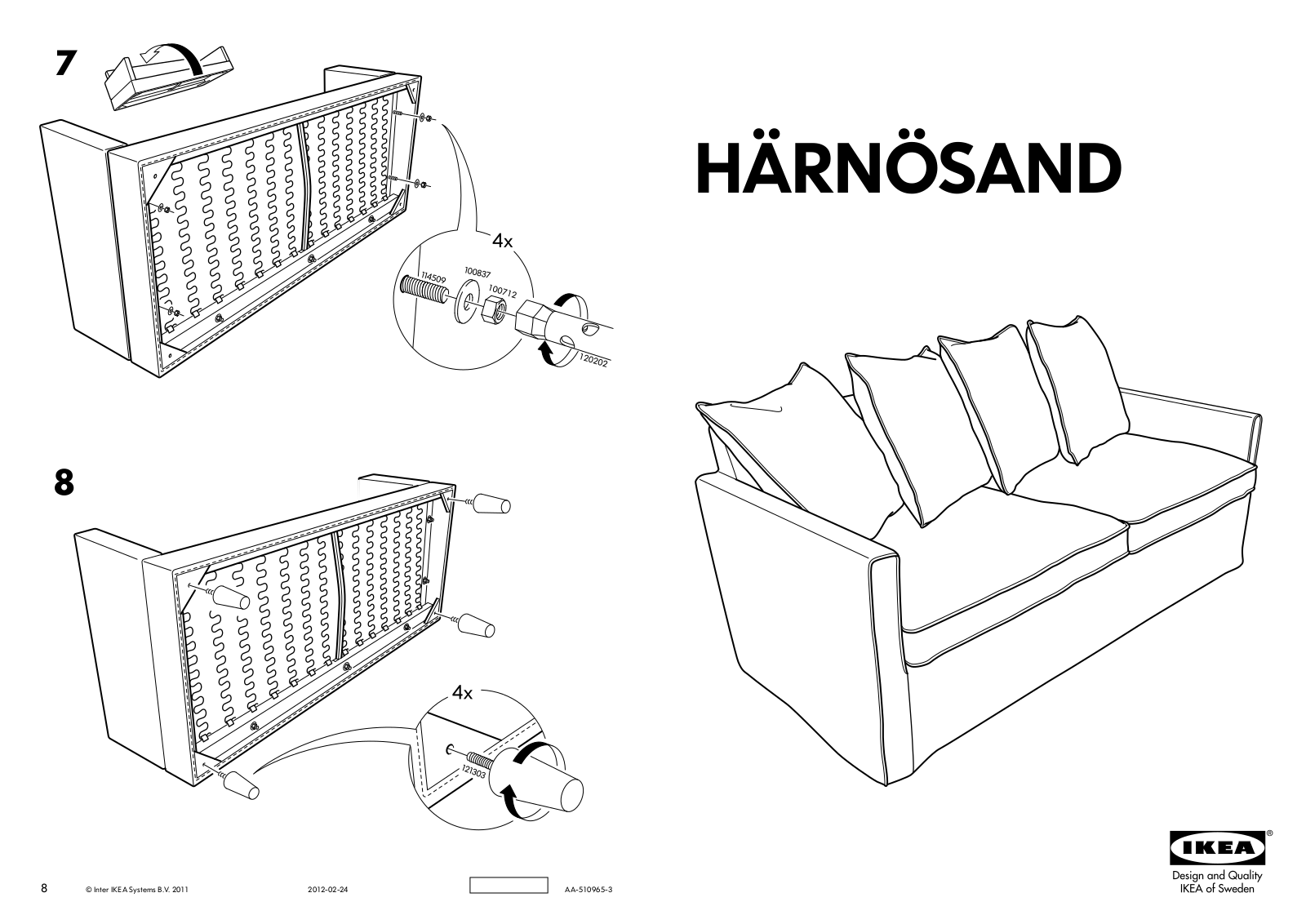 IKEA HARNOSAND User Manual