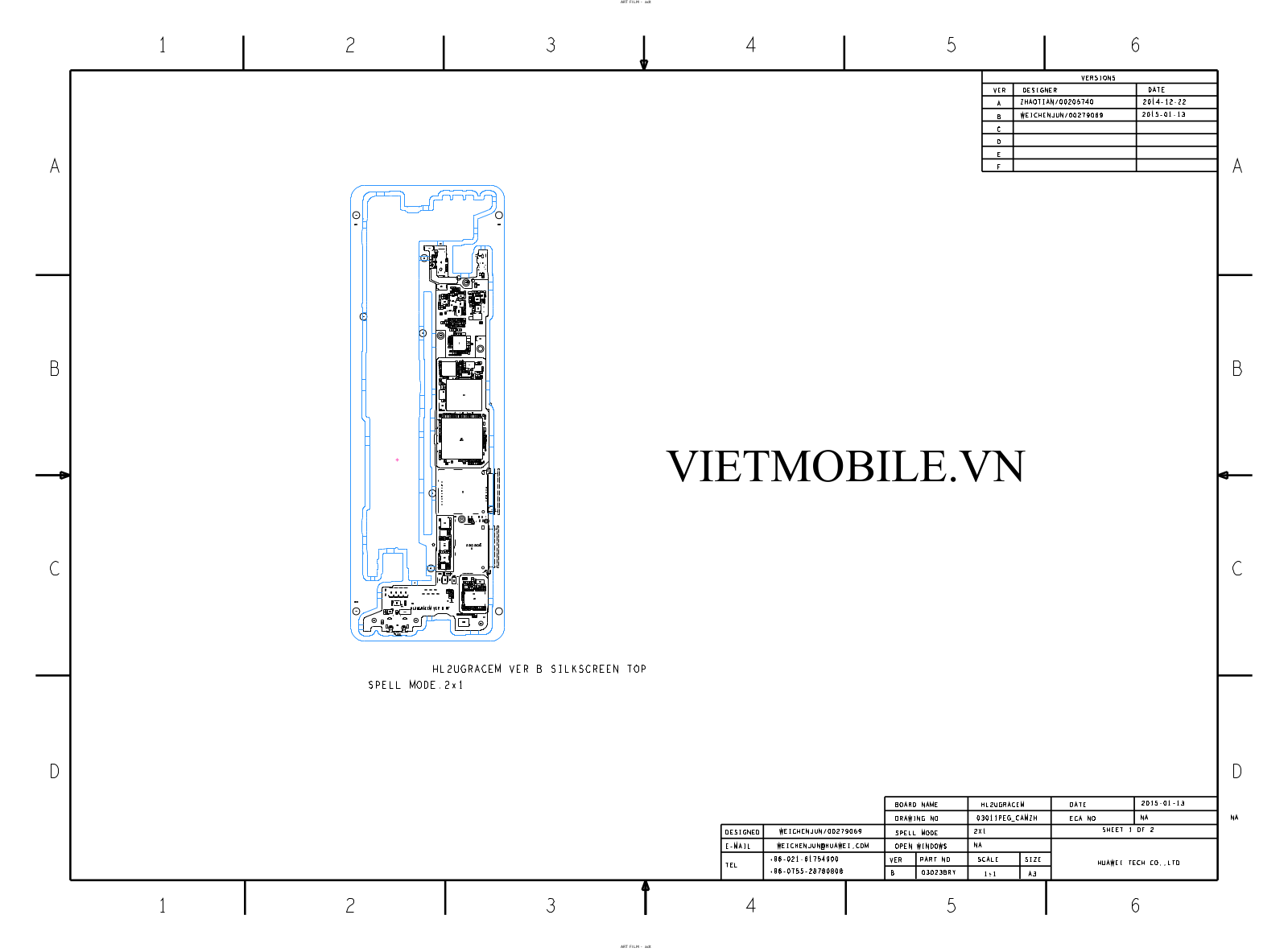Huawei HL2UGRACEM Schematic - ManualMachine.com