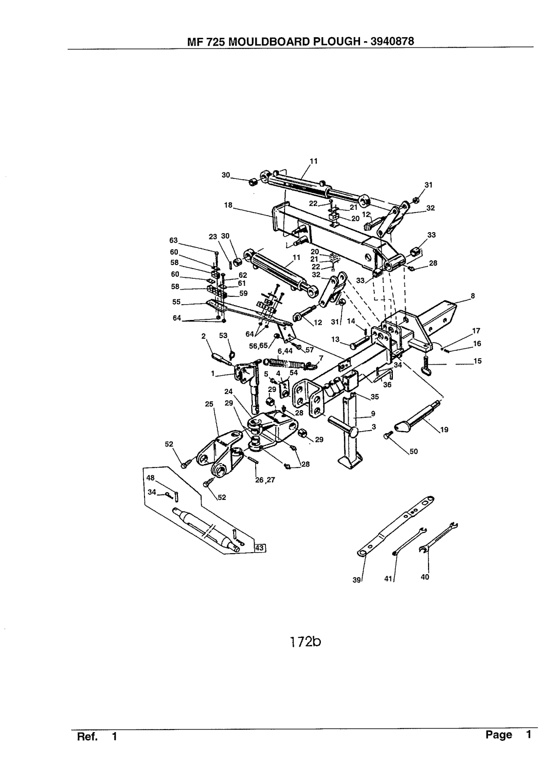 Ferguson MF 725 Parts Catalog