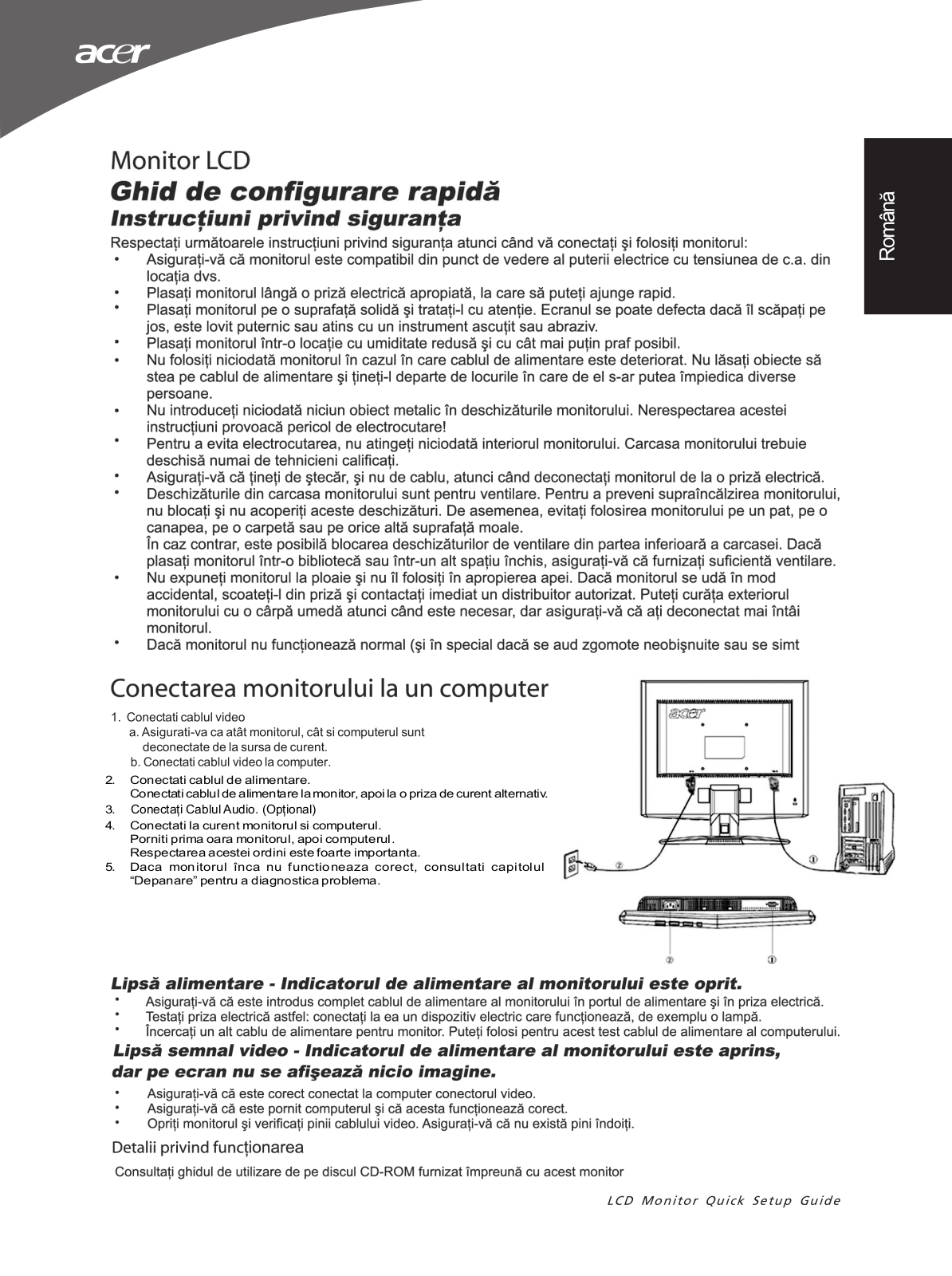 Acer X163W User Manual