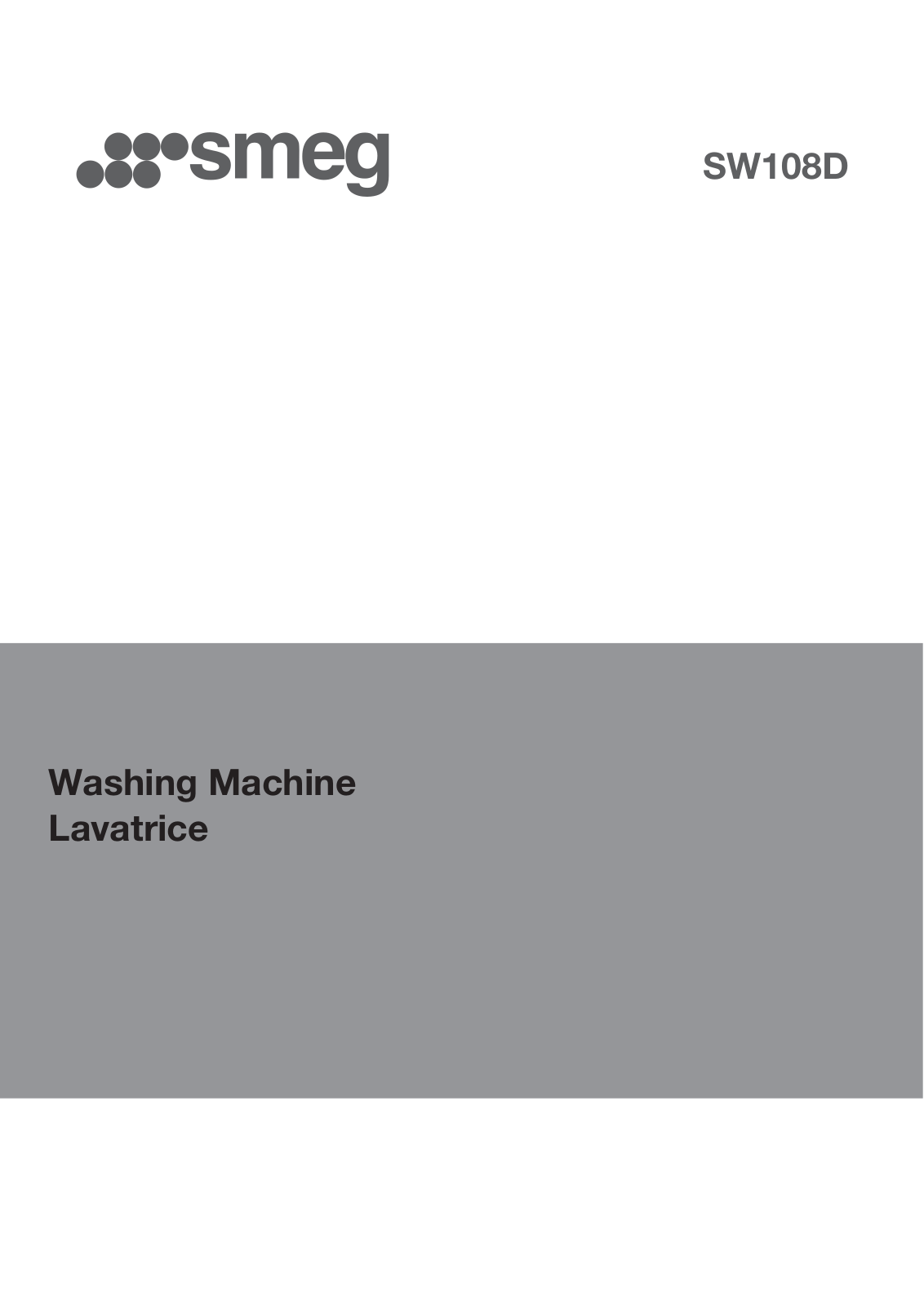 Smeg SW108D User Manual