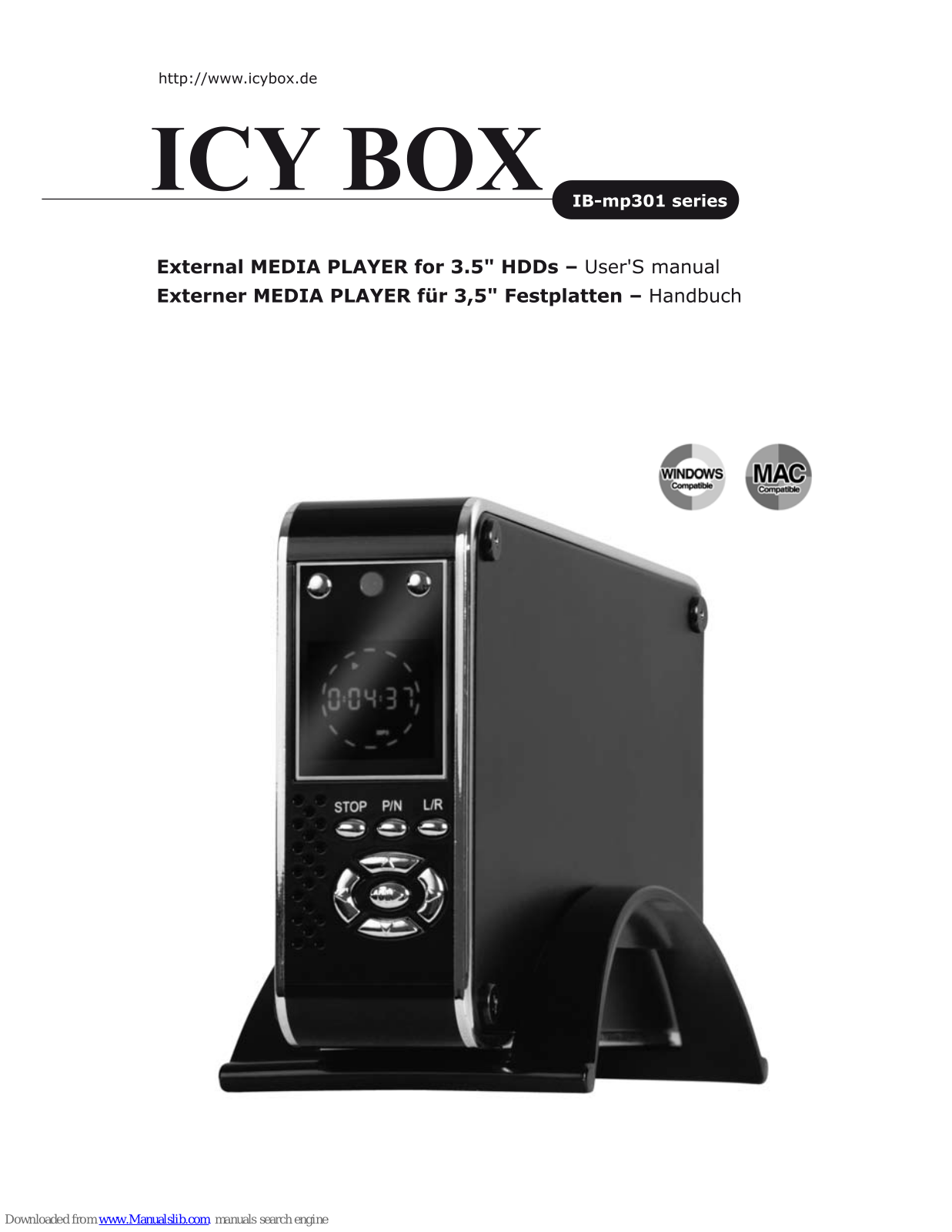 Icy Box IB-mp301 User Manual