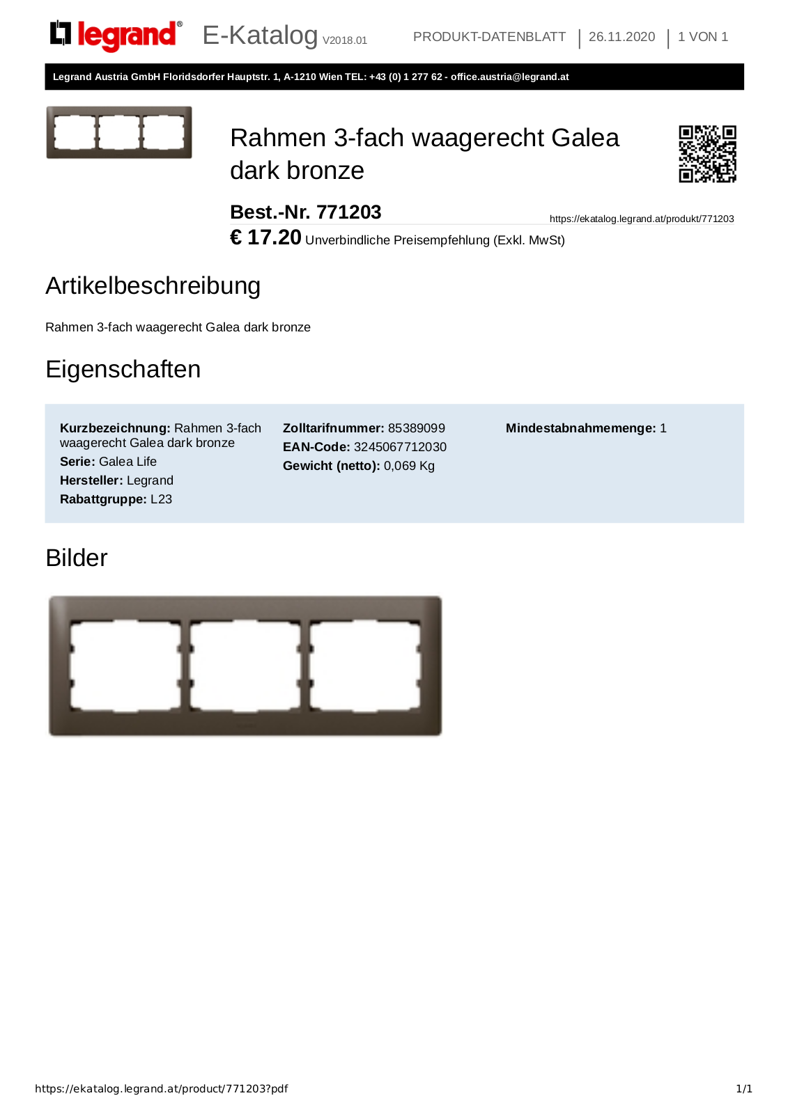 Legrand 771203 User Manual