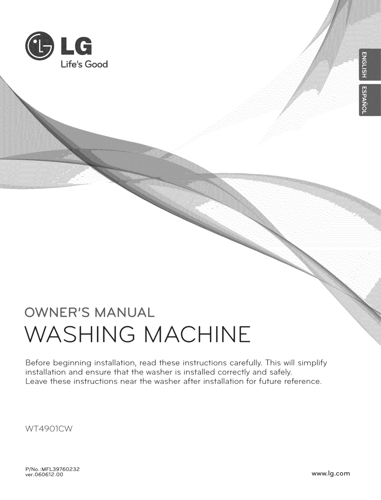 LG WT5270CW Owner’s Manual