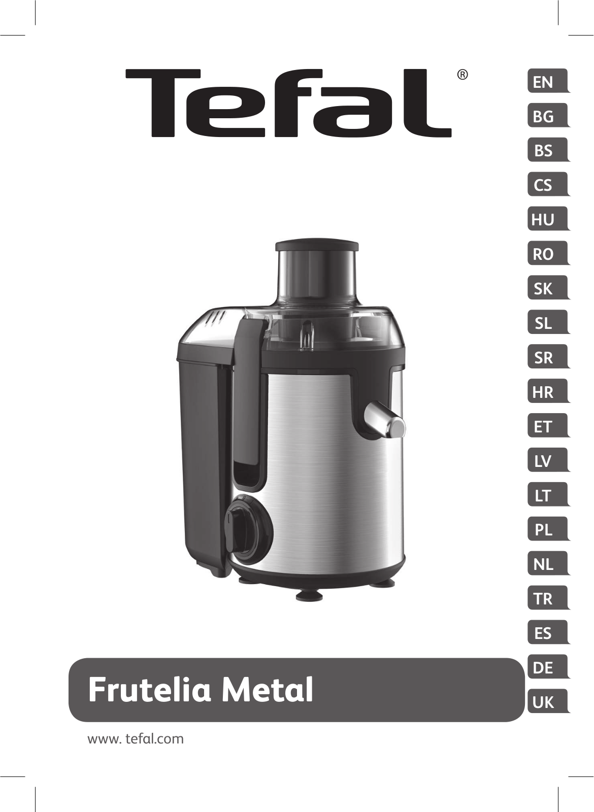 Tefal FRUTELIA + METAL ZE420D38 User Manual