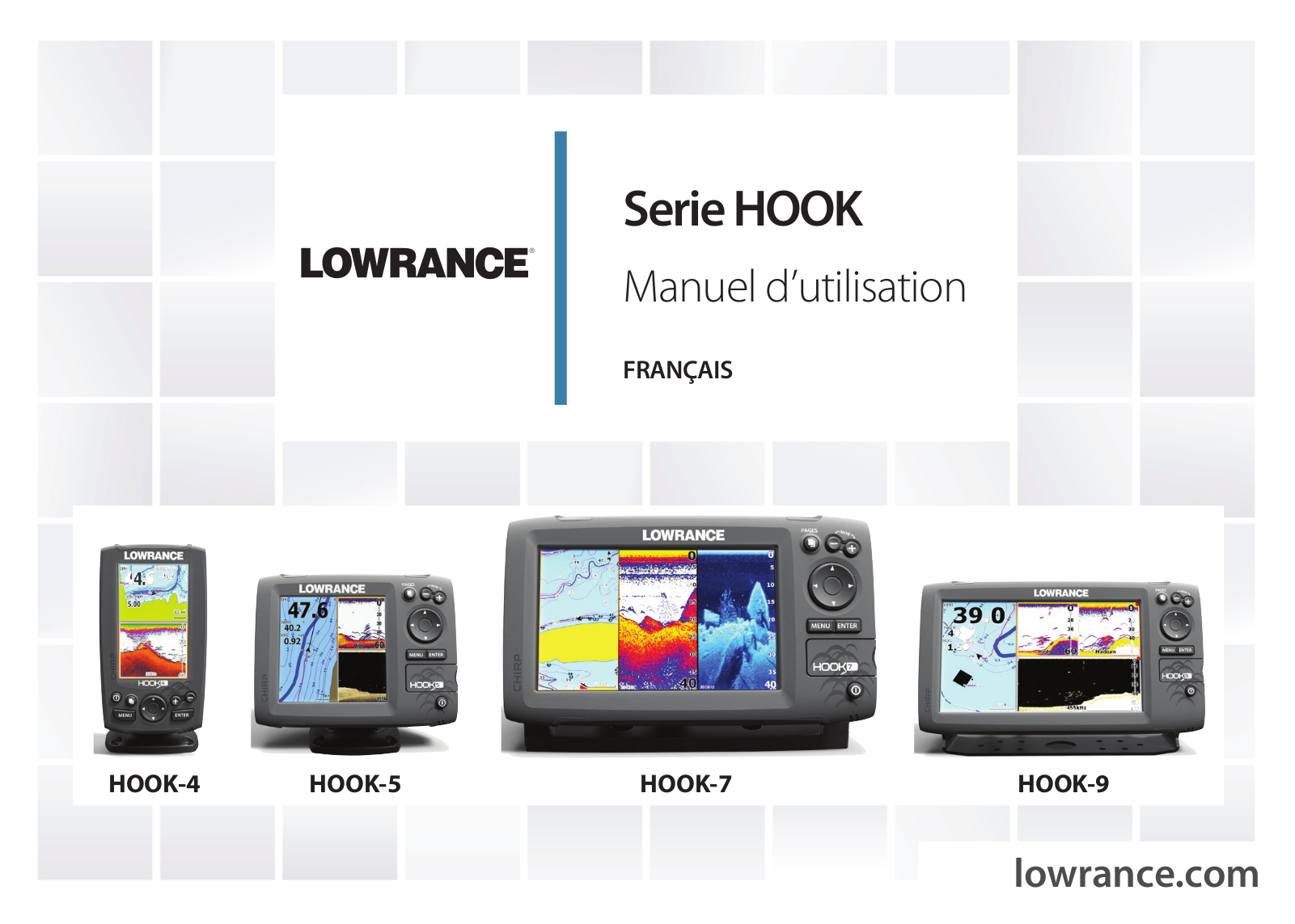 LOWRANCE HOOK 4, HOOK 4 CHIRP, HOOK 5, HOOK 7 User Manual