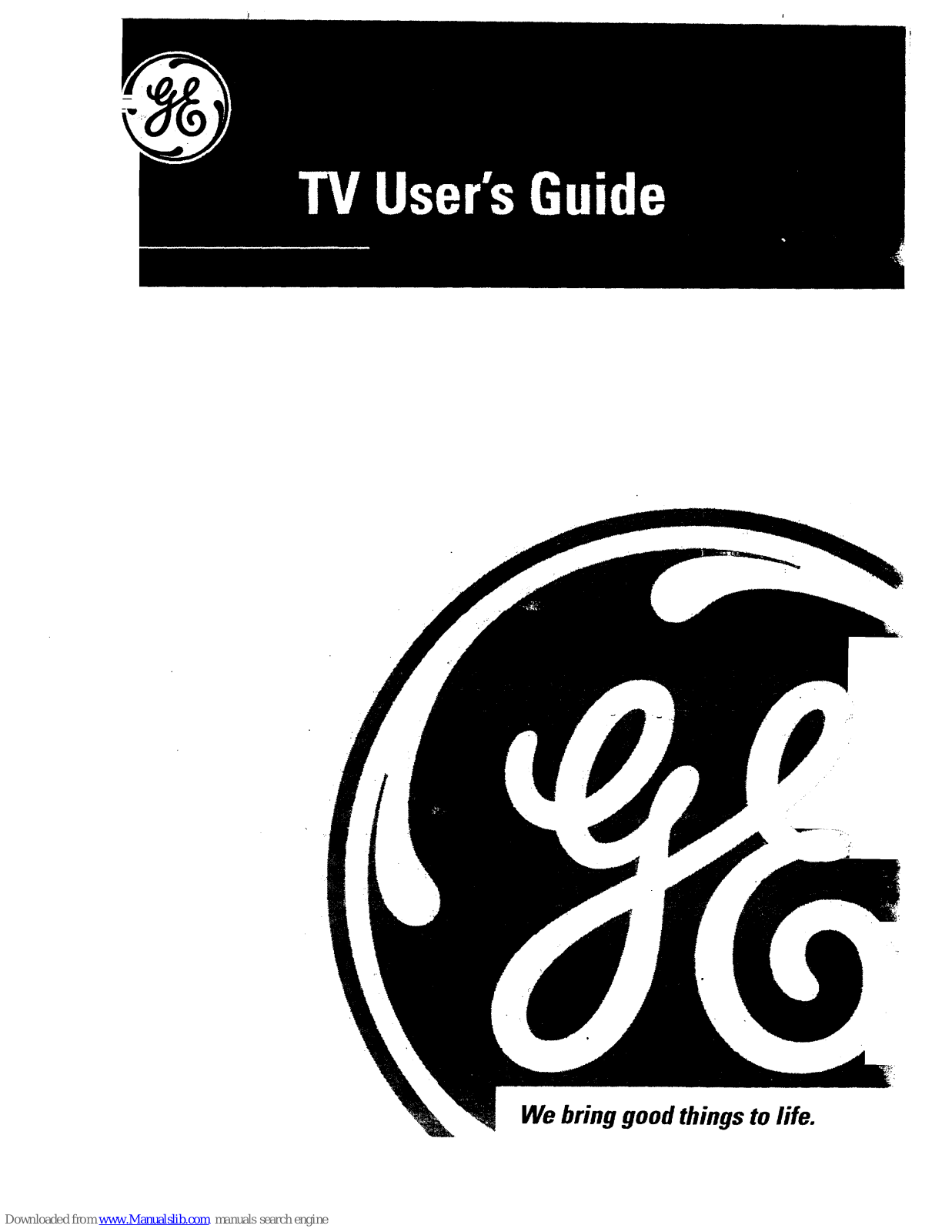 GE 09GP109 User Manual - ManualMachine.com