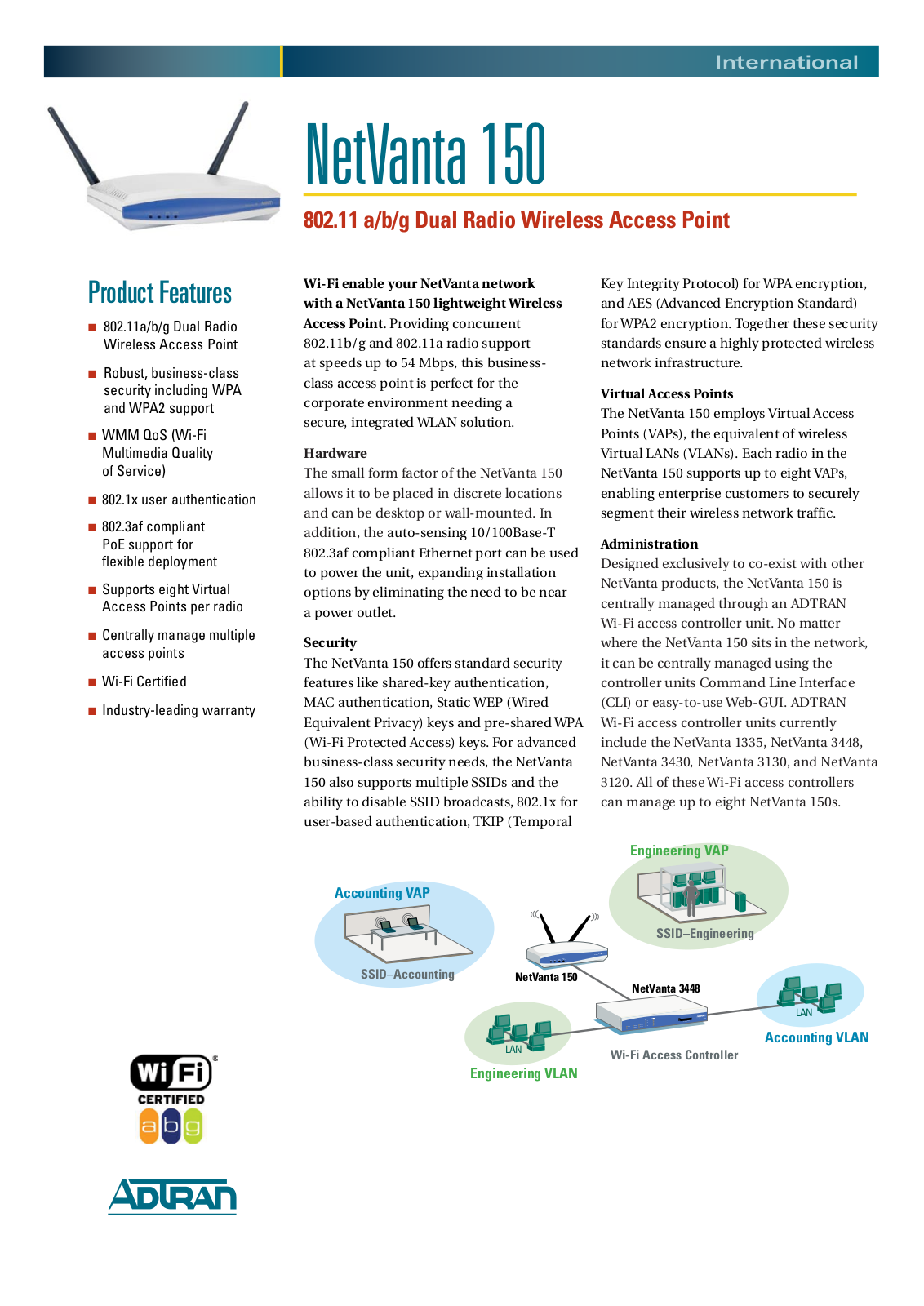 ADTRAN NetVanta 150 User Manual