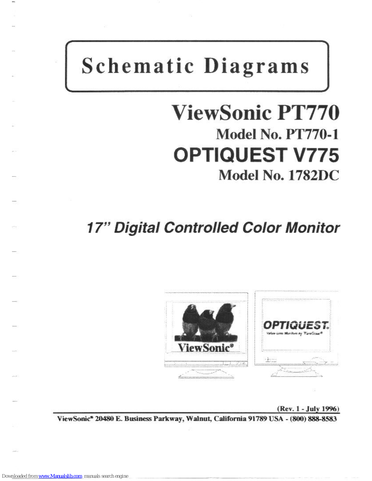 ViewSonic PT770 - 17