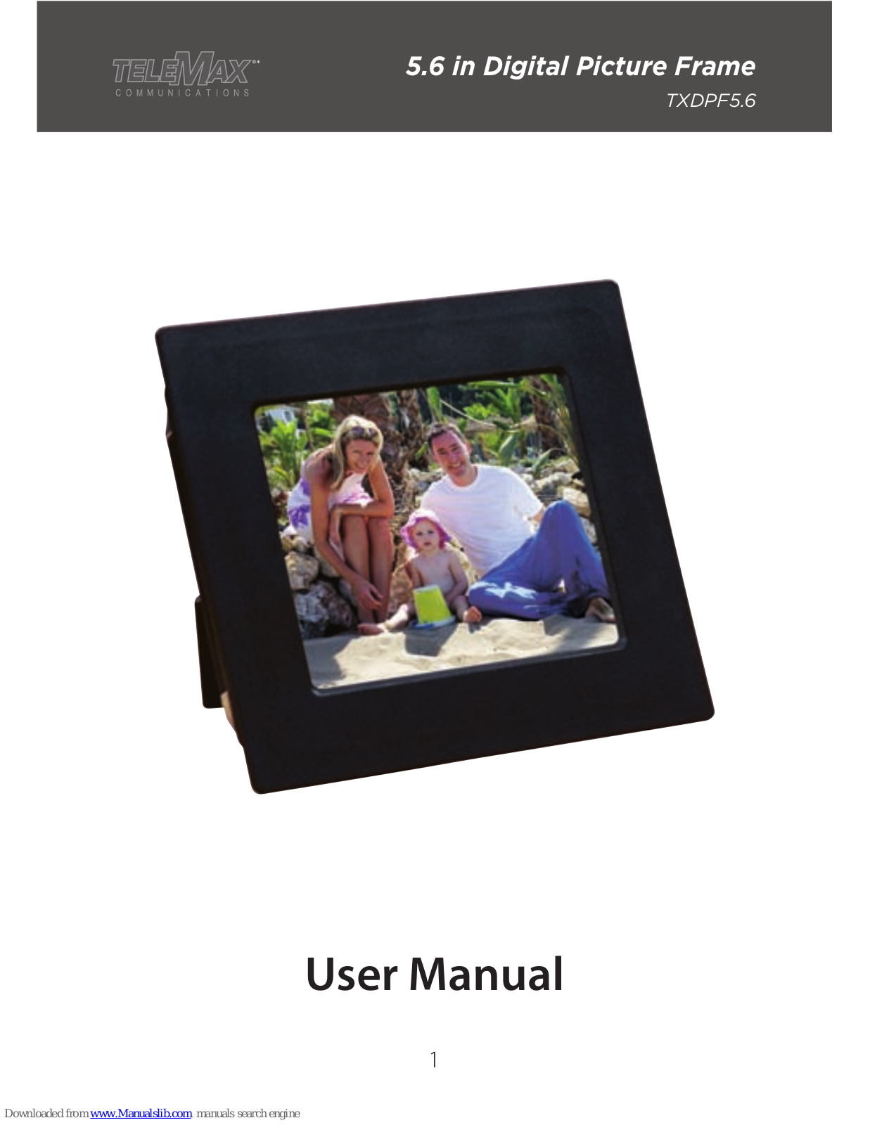 Telemax TXDPF5.6 User Manual