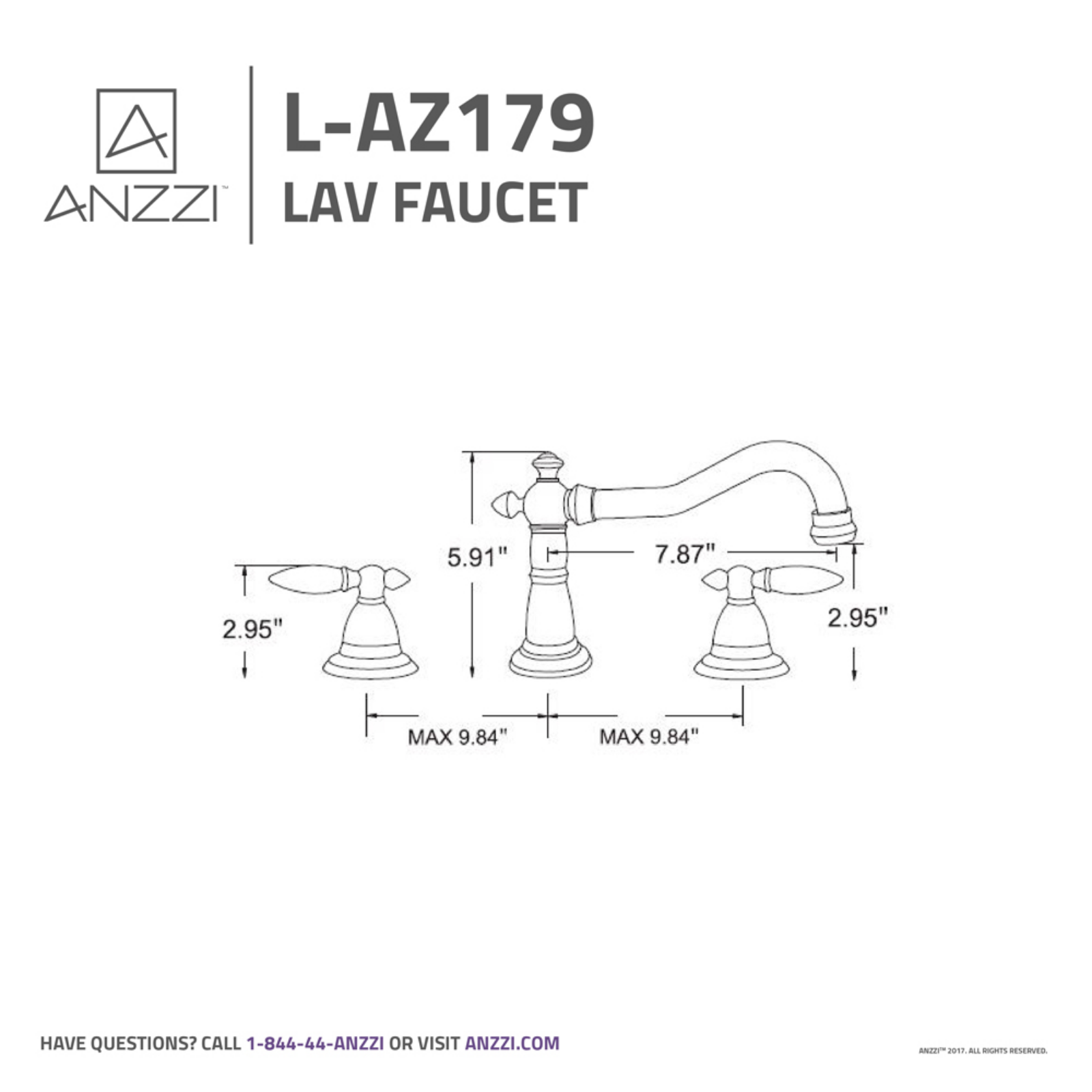 ANZZI BCYN1154 Dimensions - ManualMachine.com