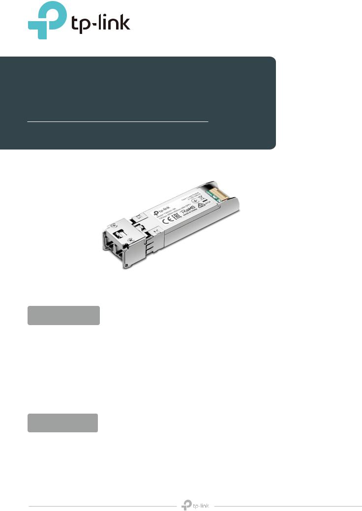 TP-Link TXM431-SR Product Overview