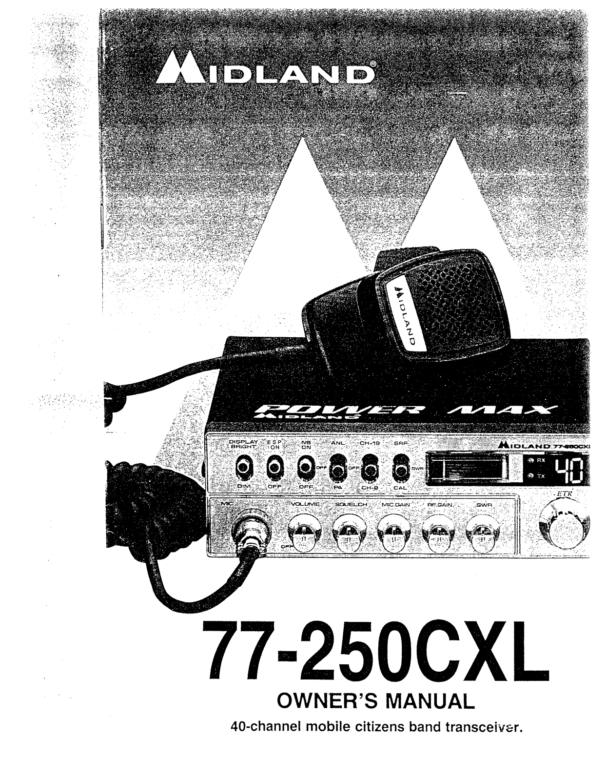 Midland Radio 77-250CXL User Manual