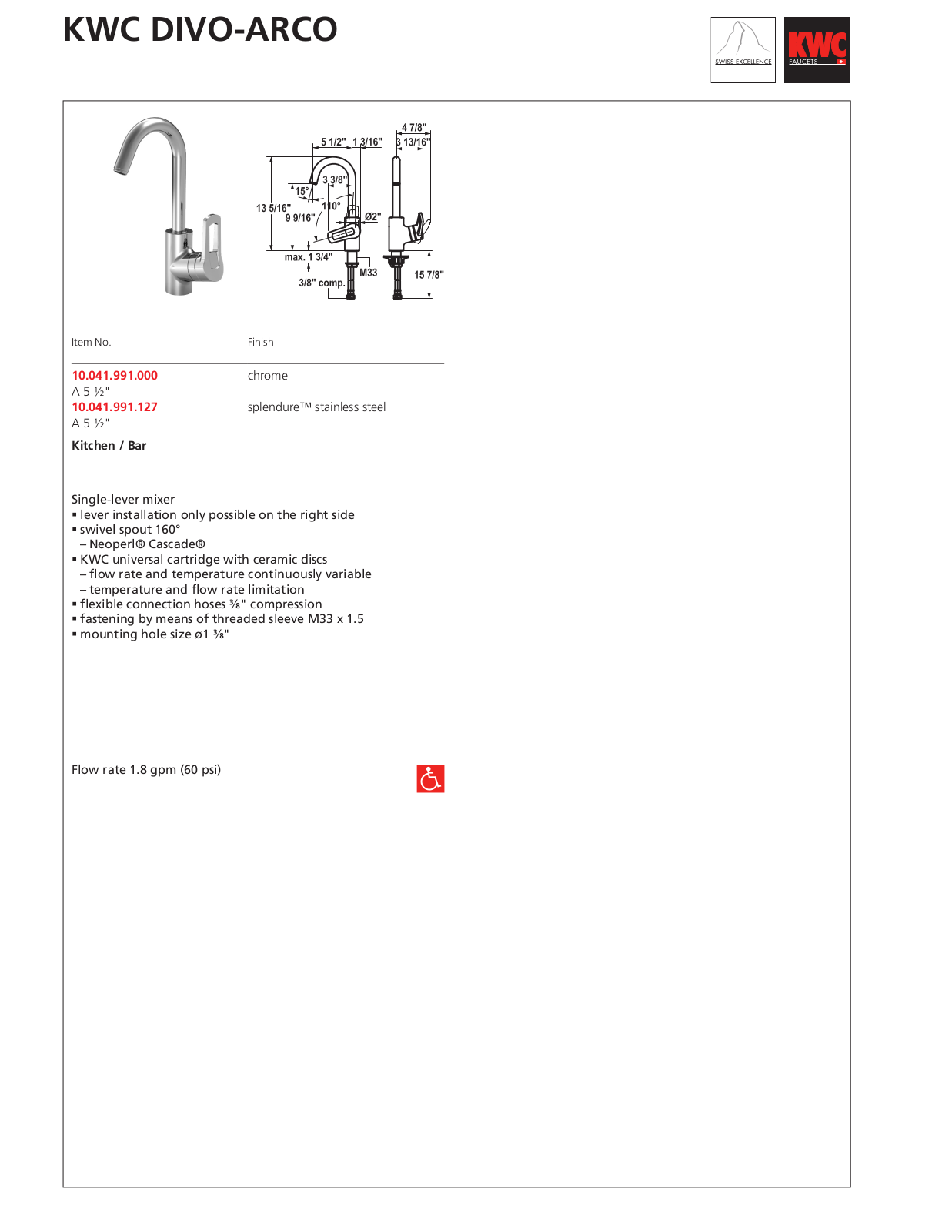 KWC 10.041.991 User Manual