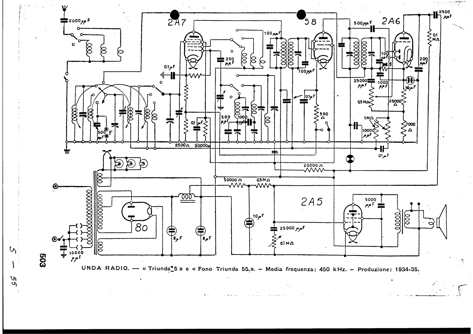 Unda Radio 5 55 schematic