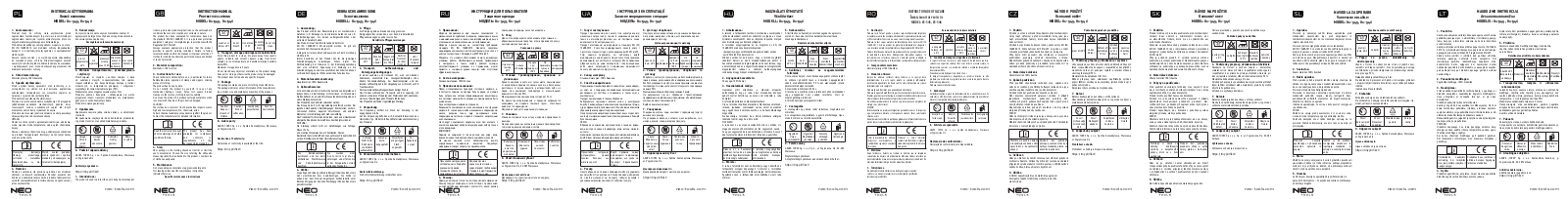 NEO TOOLS 81-545, 81-546 User guide - ManualMachine.com