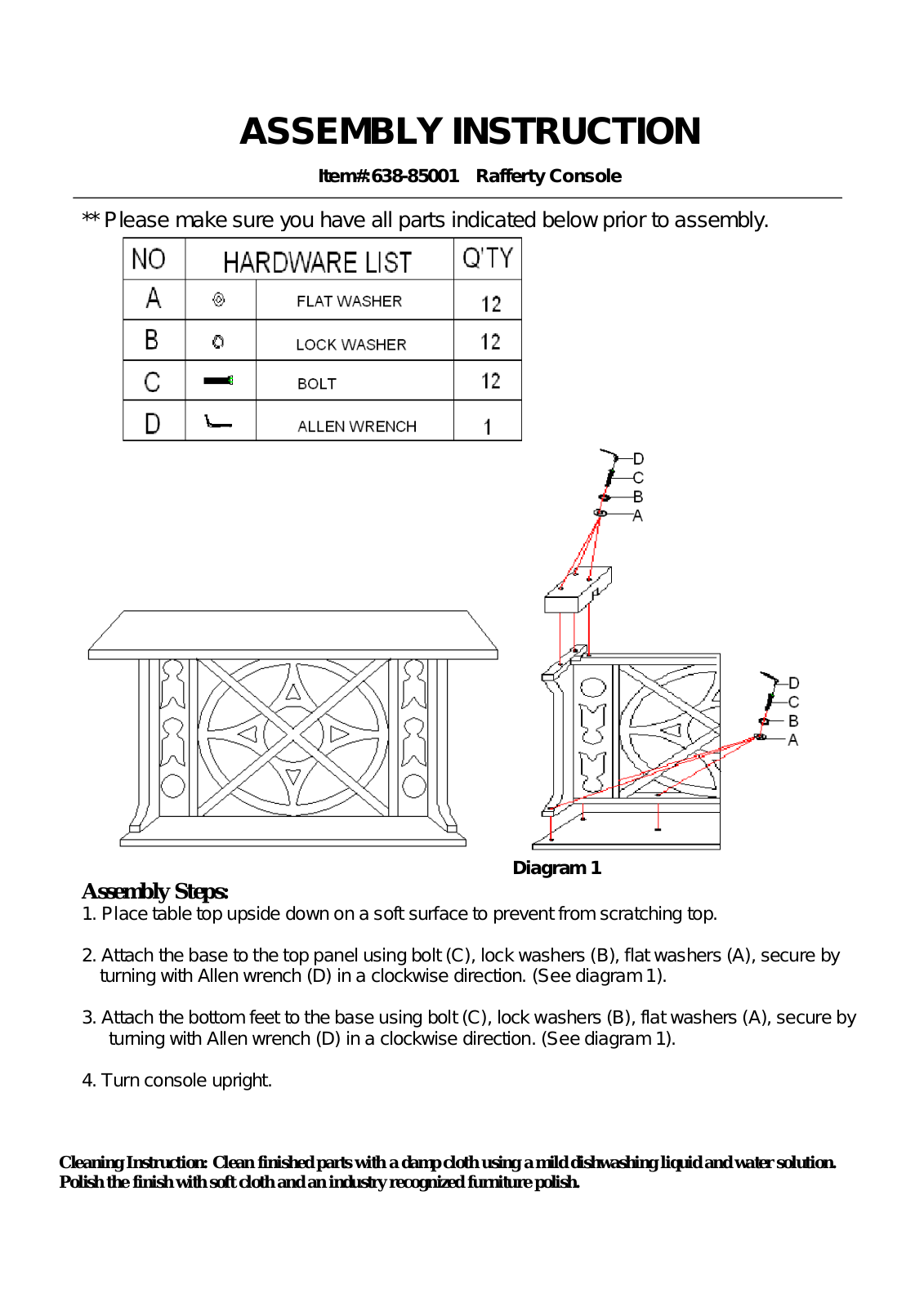 Hooker 638-85001 Assembly Instructions - ManualMachine.com