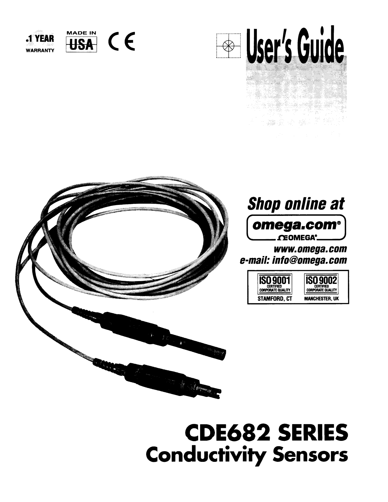 Omega Products CDE682-B Installation  Manual