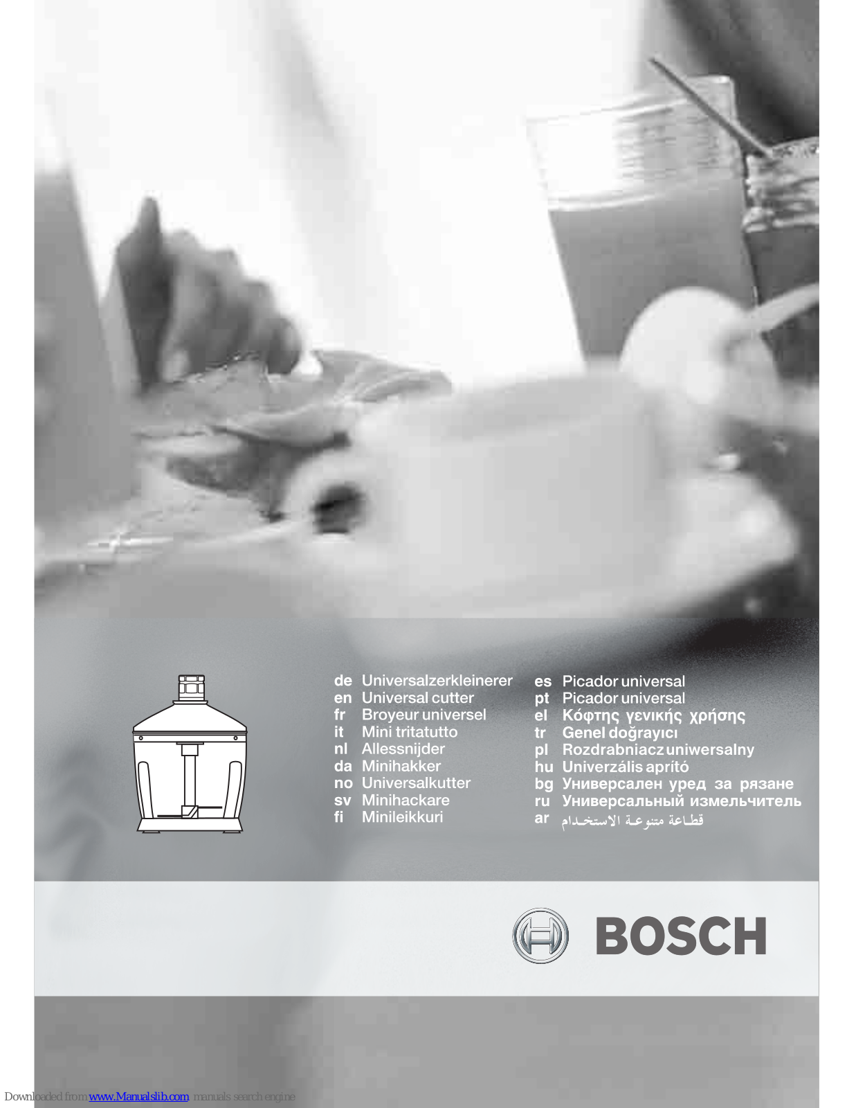 Bosch MFQ352001 User Manual