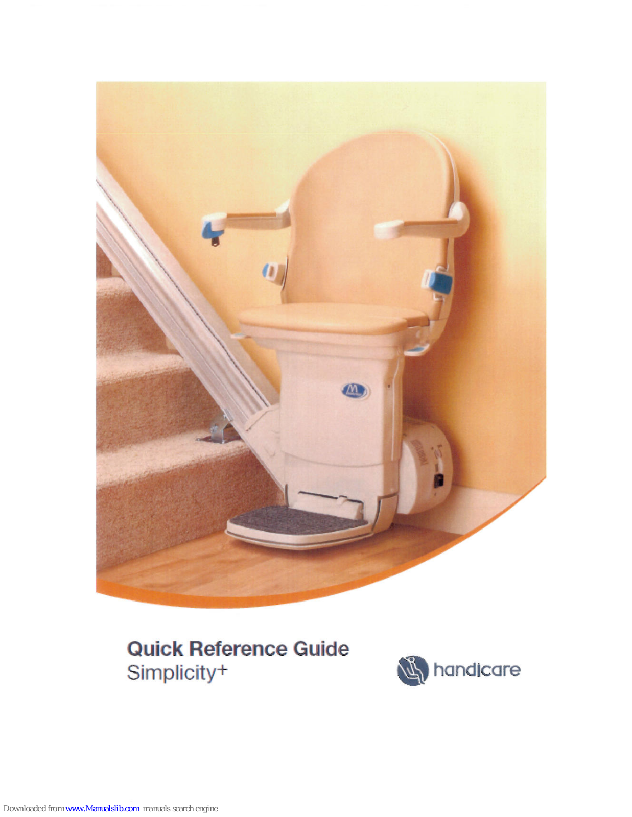 Handicare Simplicity+ Quick Reference Manual - ManualMachine.com