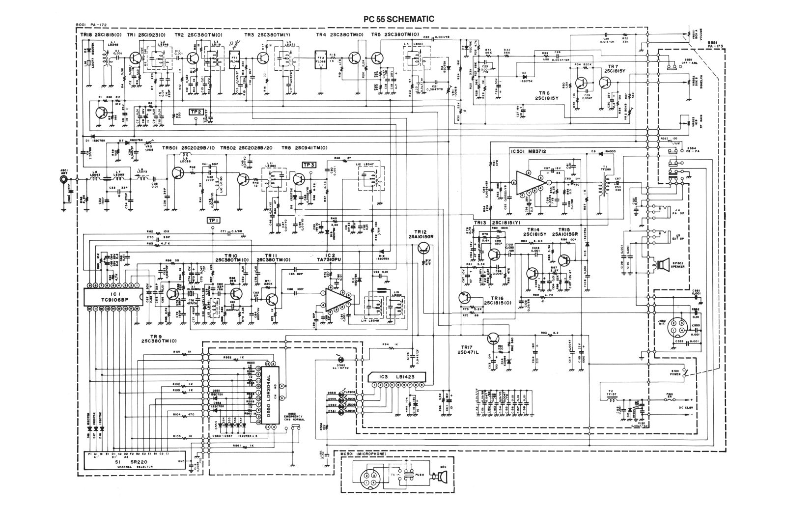 Uniden pc55 User Manual