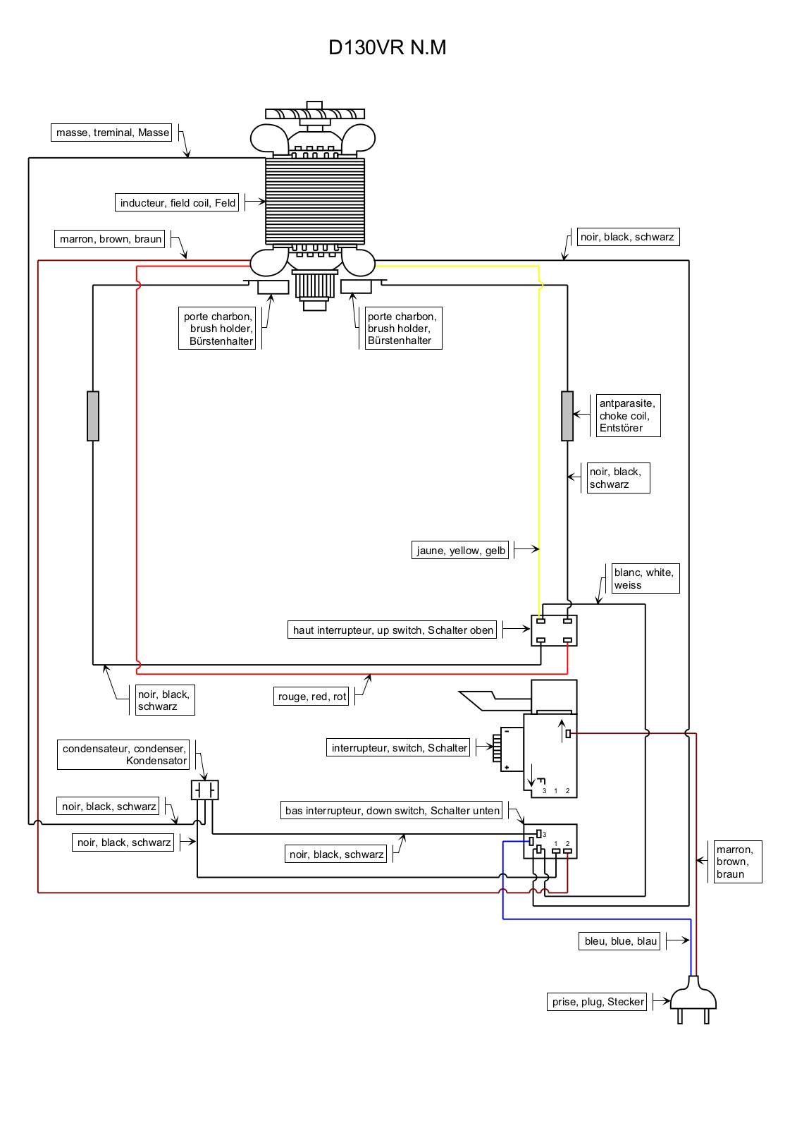 Ryobi D130VR NM User Manual