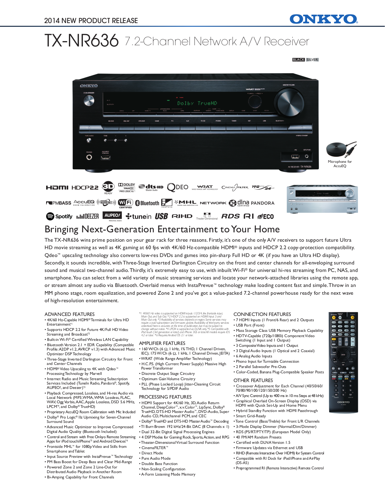 Onkyo Q800 DS, HT-S6505 User Manual