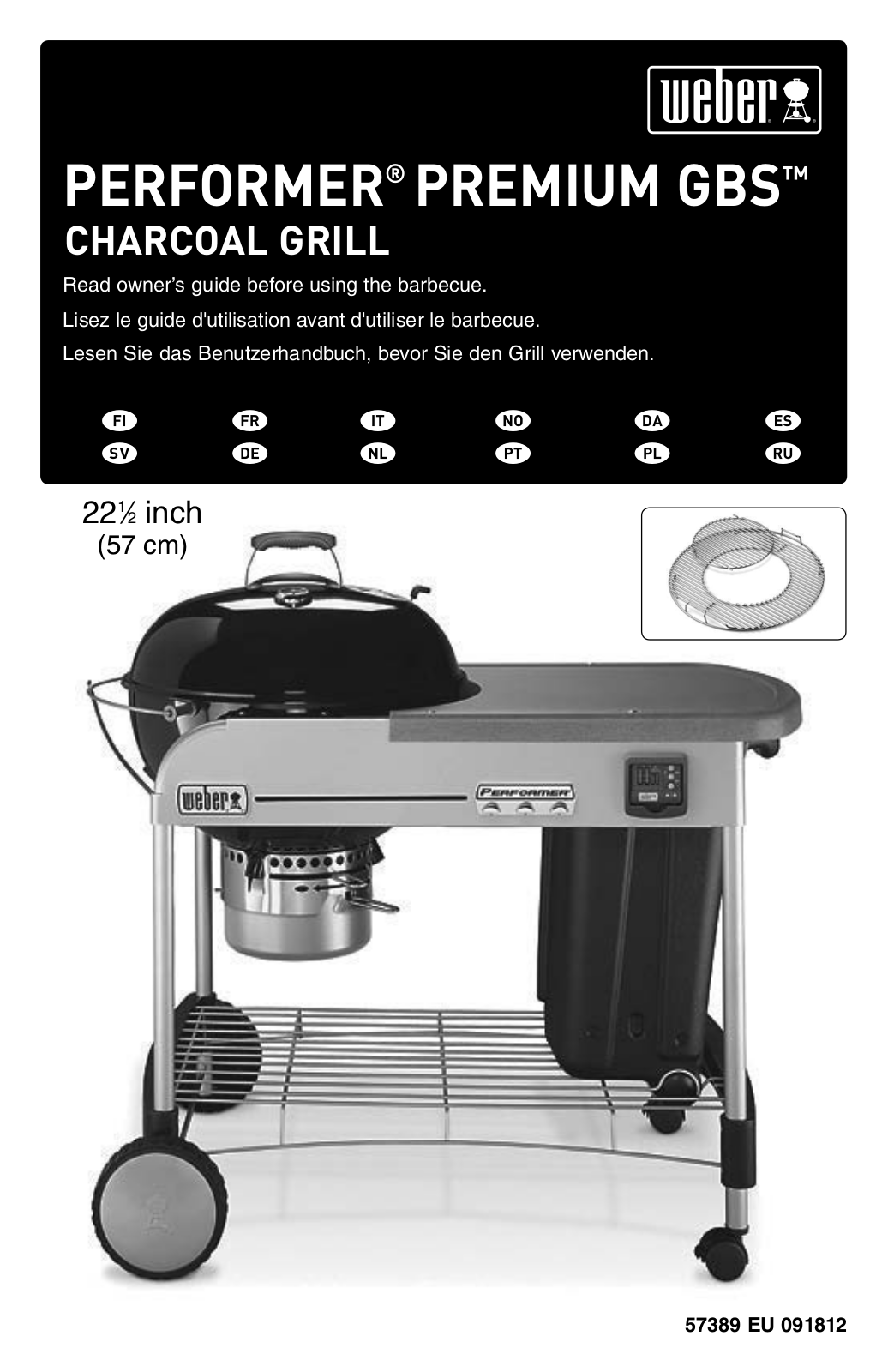 Weber Performer Premium GBS User Manual