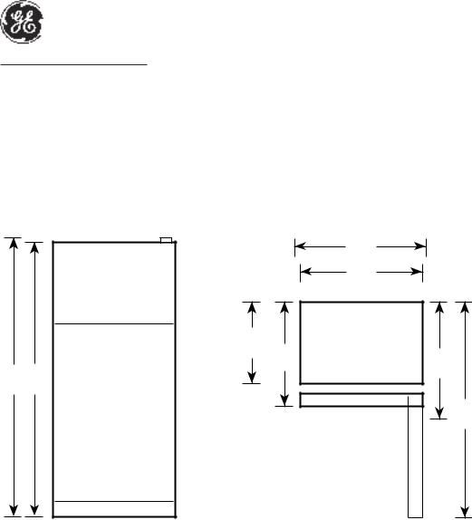 GE GTS16BBM Specification