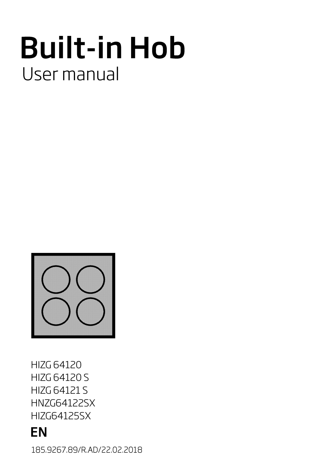 Beko HIZG64120, HIZG64120S, HIZG64121S, HINZG64122SX, HIZG64125SX User manual