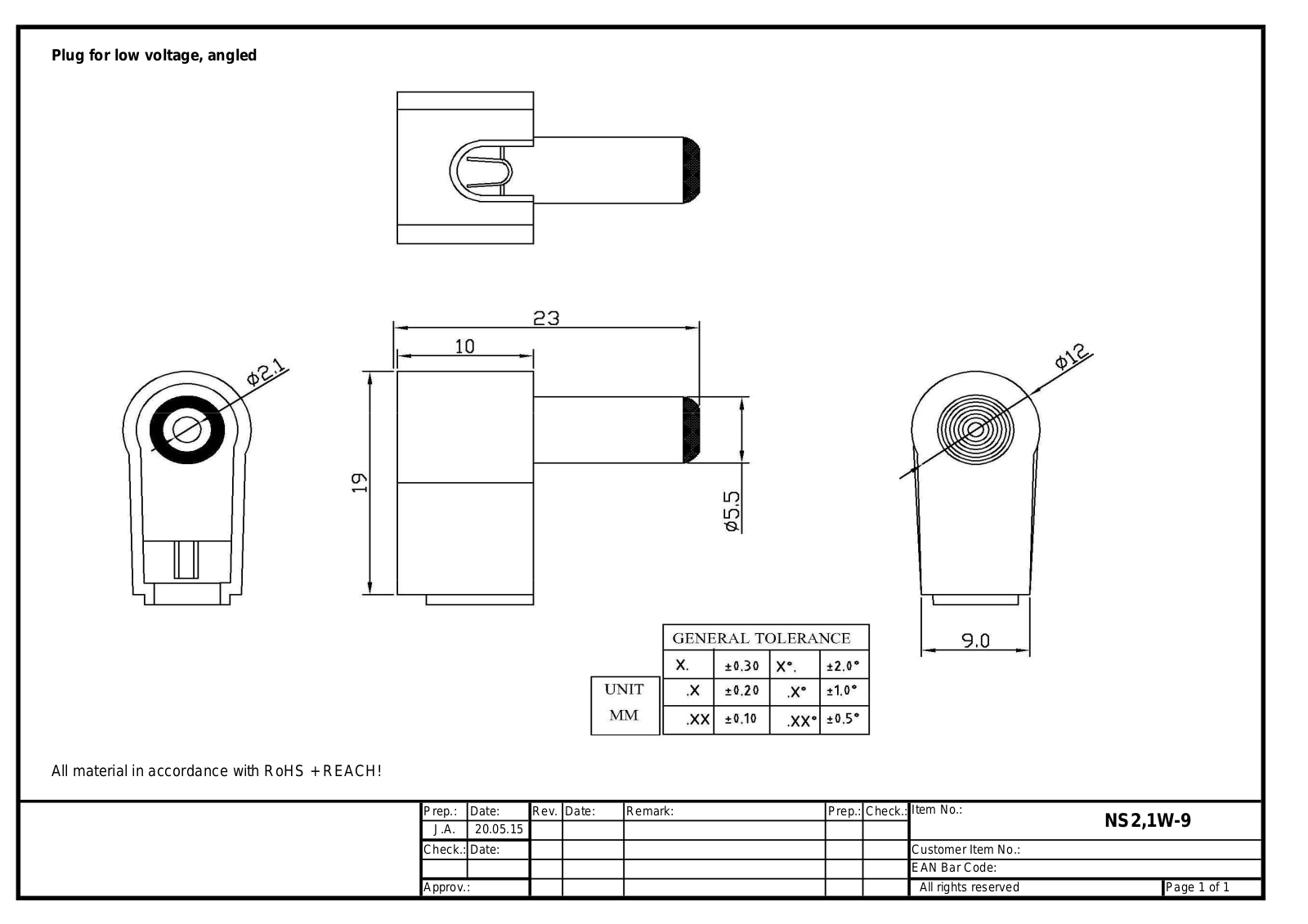 Datasheet HSW 21-9 Datasheet (FREI) - ManualMachine.com